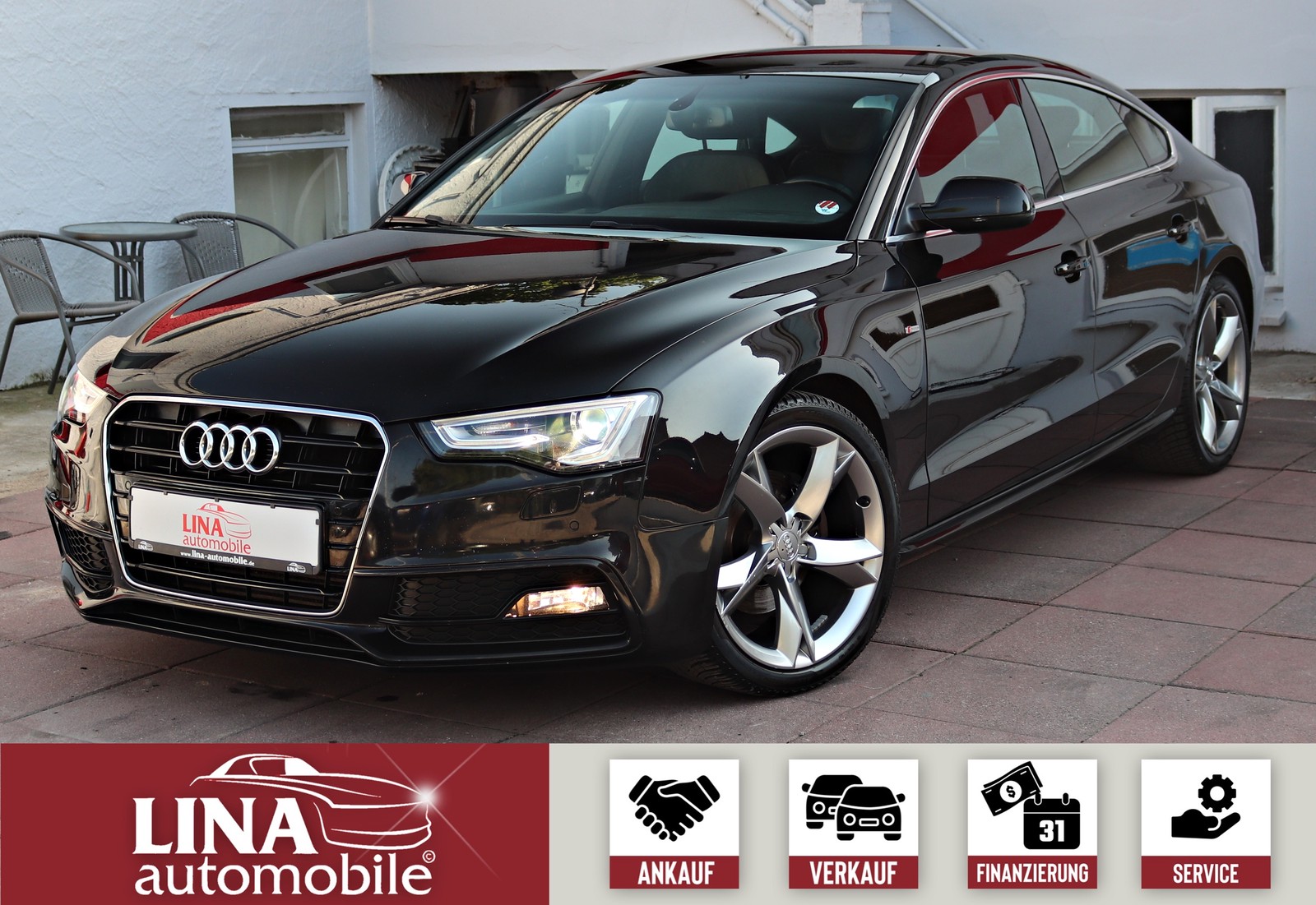 Audi A5 2.0 TDI S-Line 2Hd NaviMMI Leder BiXen 19Zoll
