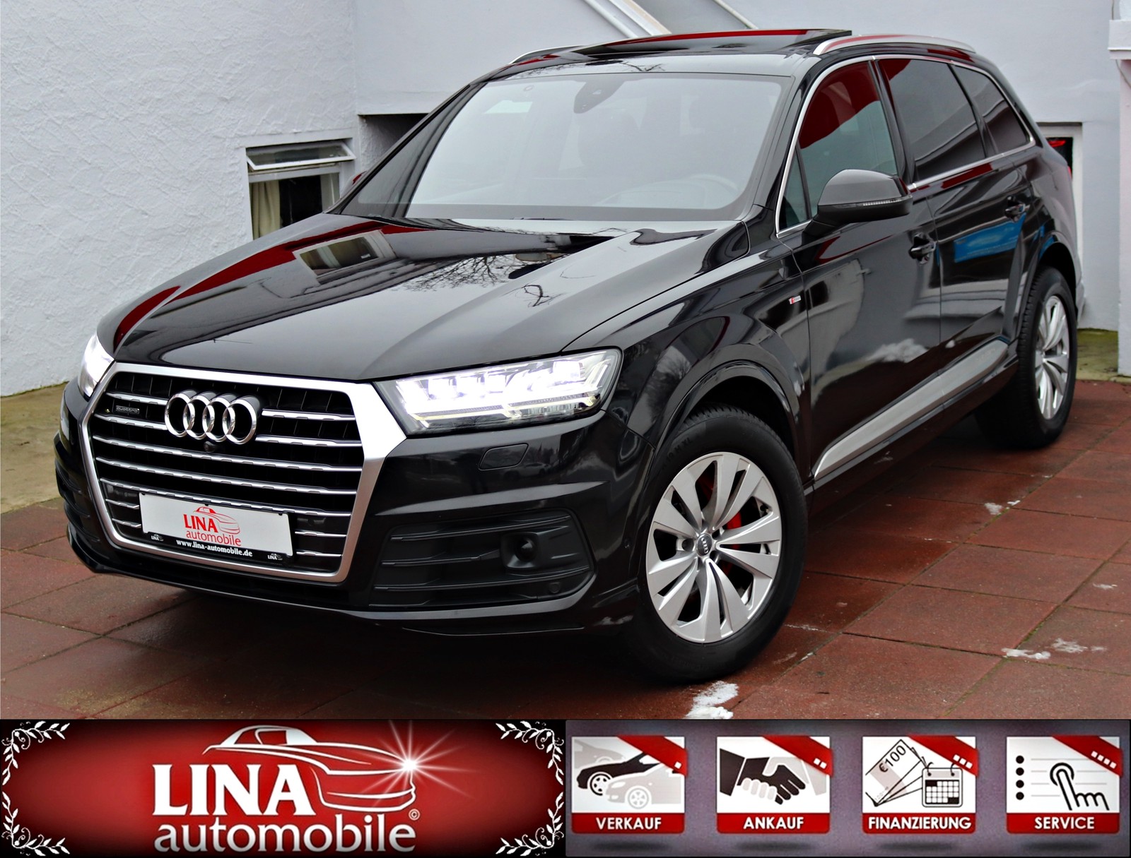 Audi Q7 3.0 TDI Quat. S-Line 7Sitz StandHz Pano Soft