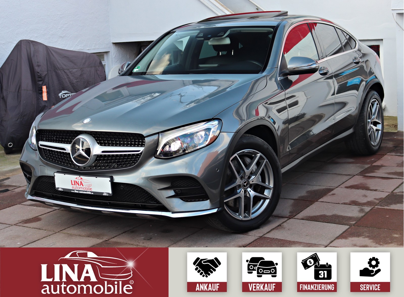 Mercedes-Benz GLC 350d 4M Coupé AMG 1.Hd el.SD Kamera ACC AHK