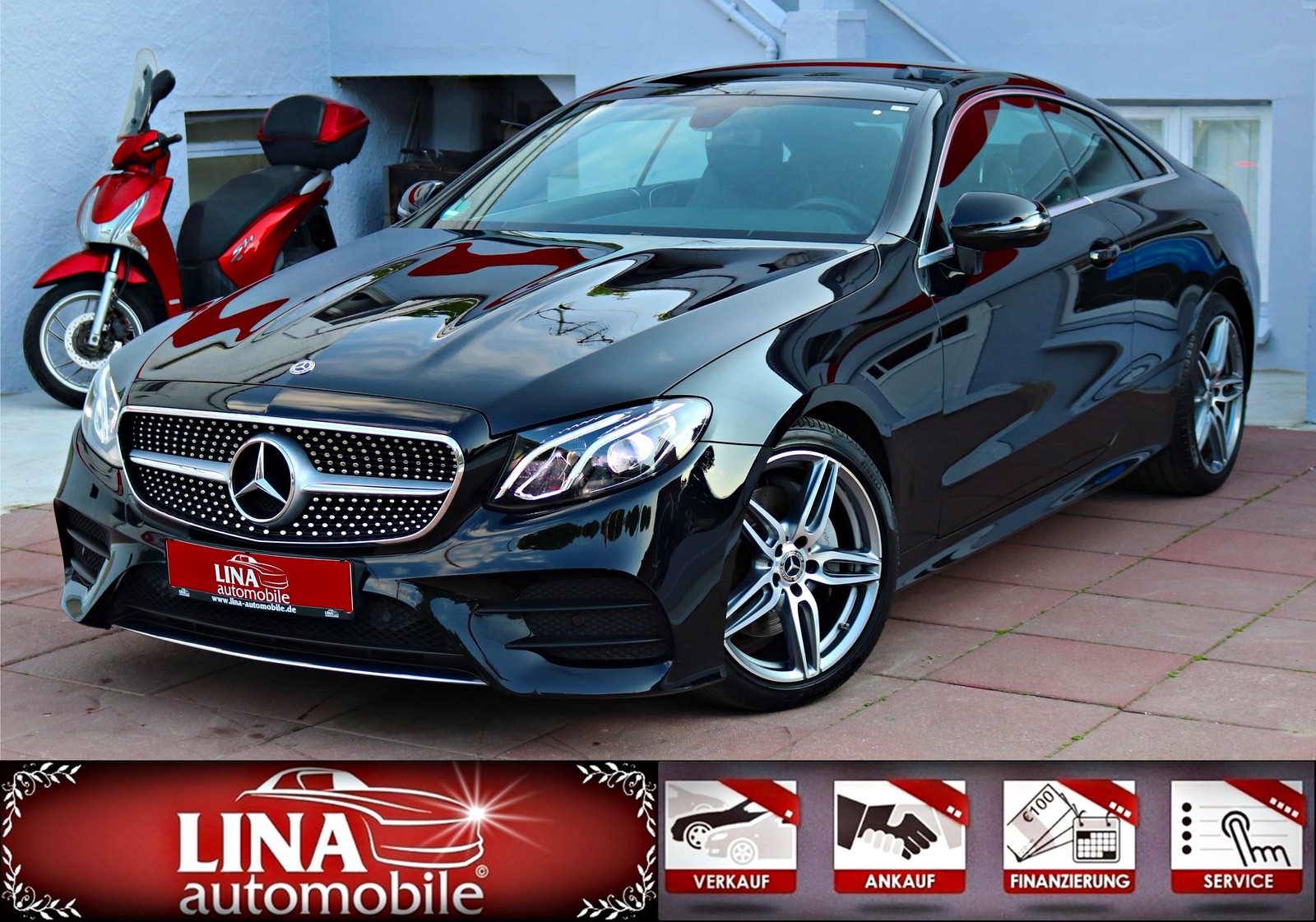 Mercedes-Benz E 200 Coupe AMG-Paket Burmester Kamera 19"AMG
