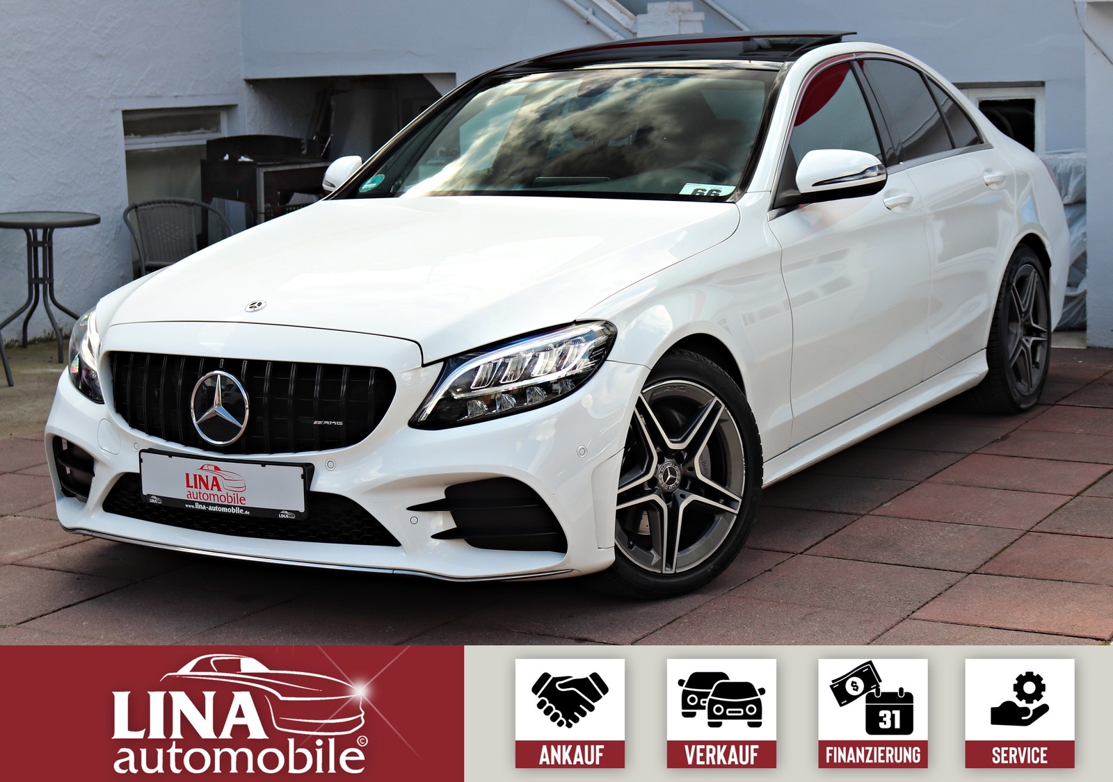 Mercedes-Benz C 200 d AMG Exclus. PANO WIDESCREEN Kamer Memory