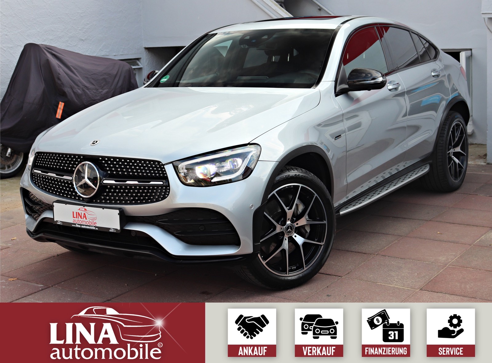 Mercedes-Benz GLC 300 de Coupé 4M AMG 360° HUD ACC WIDE Burmes