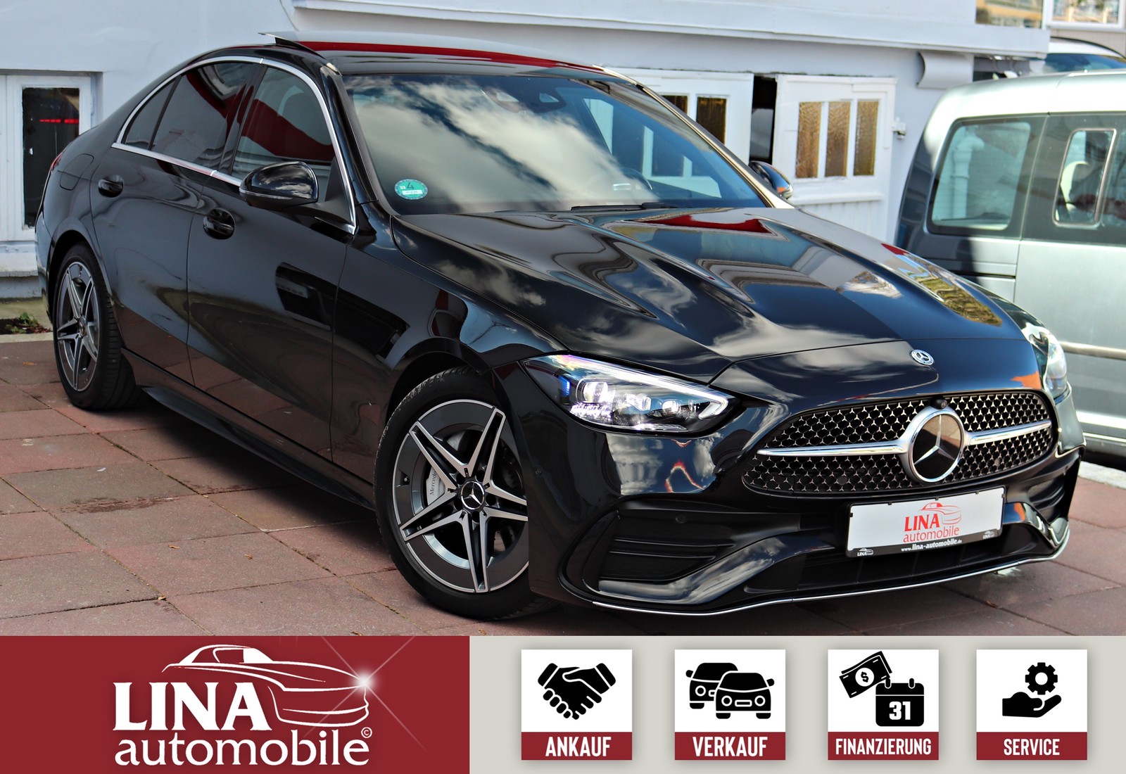 Mercedes-Benz C 300 AMG 2.Hd Panora Burmes3D 360°Kam ACC MB100