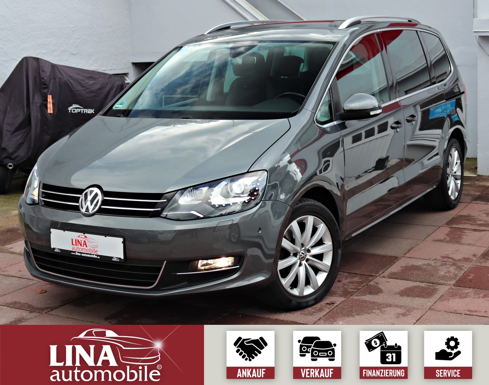 Volkswagen Sharan 2.0 TDI Highline 7Sitze StandHzg ACC Navi
