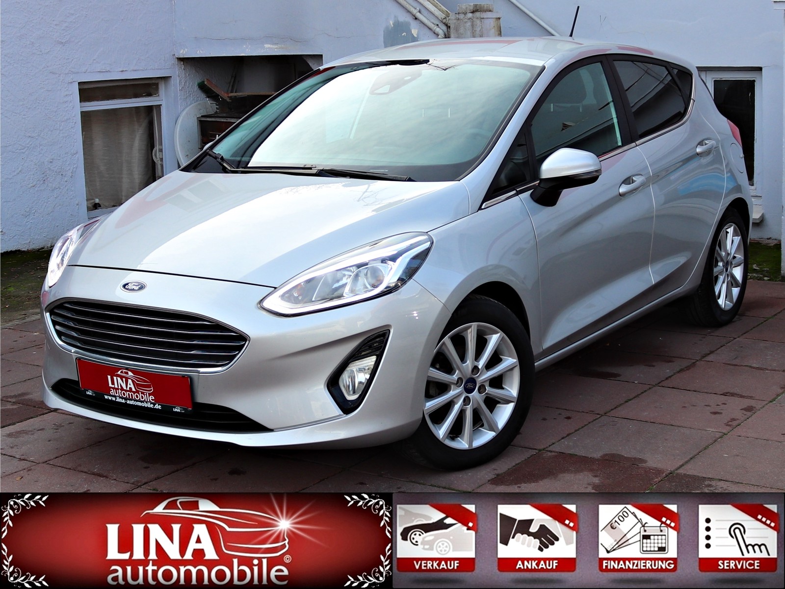 Ford Fiesta EcoBoost 101Ps KeyGo Tempomat Klimaaut.