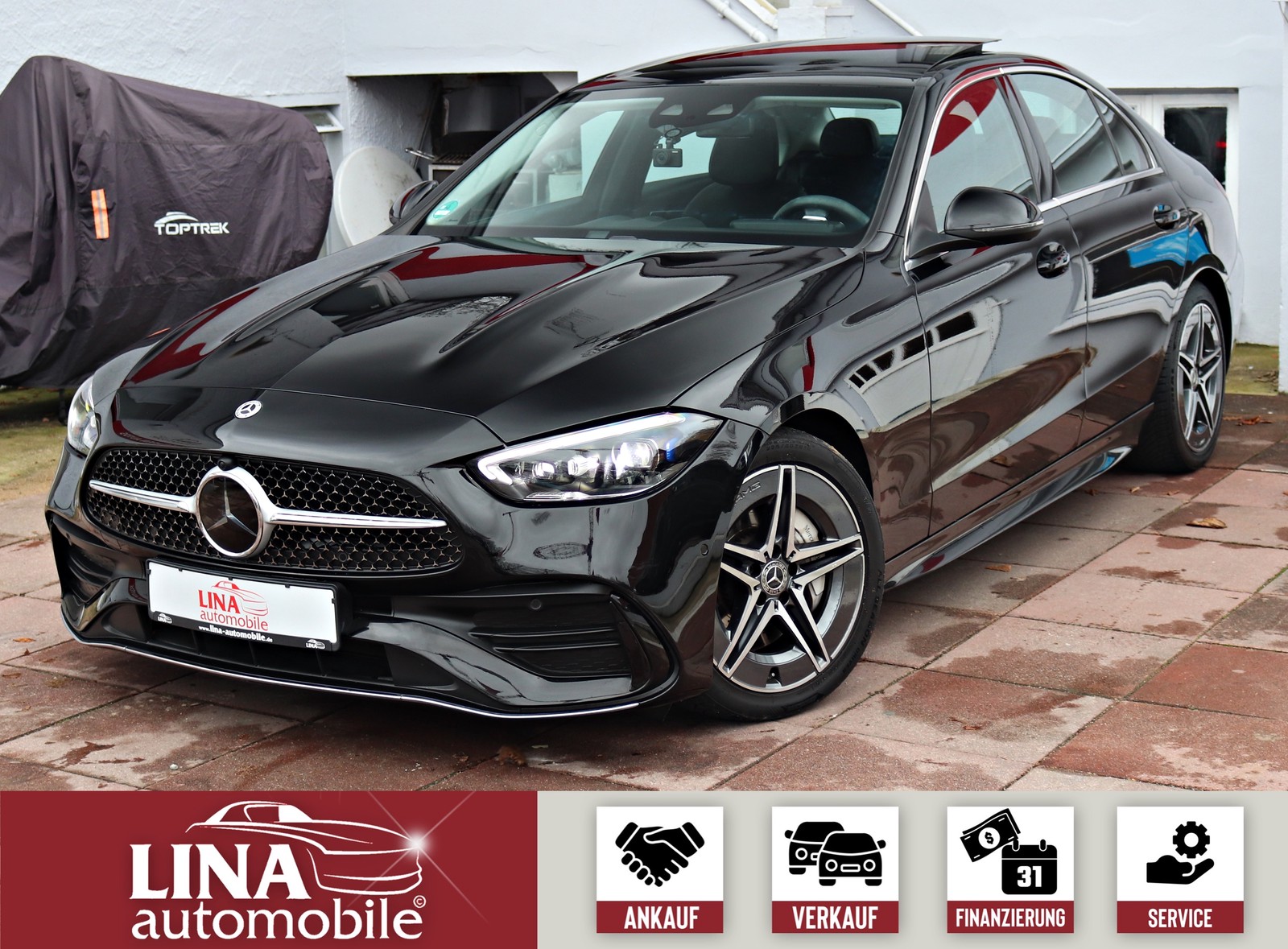 Mercedes-Benz C 300 4Matic AMG Line 2.Hd MB100 Pano Kamera AHK