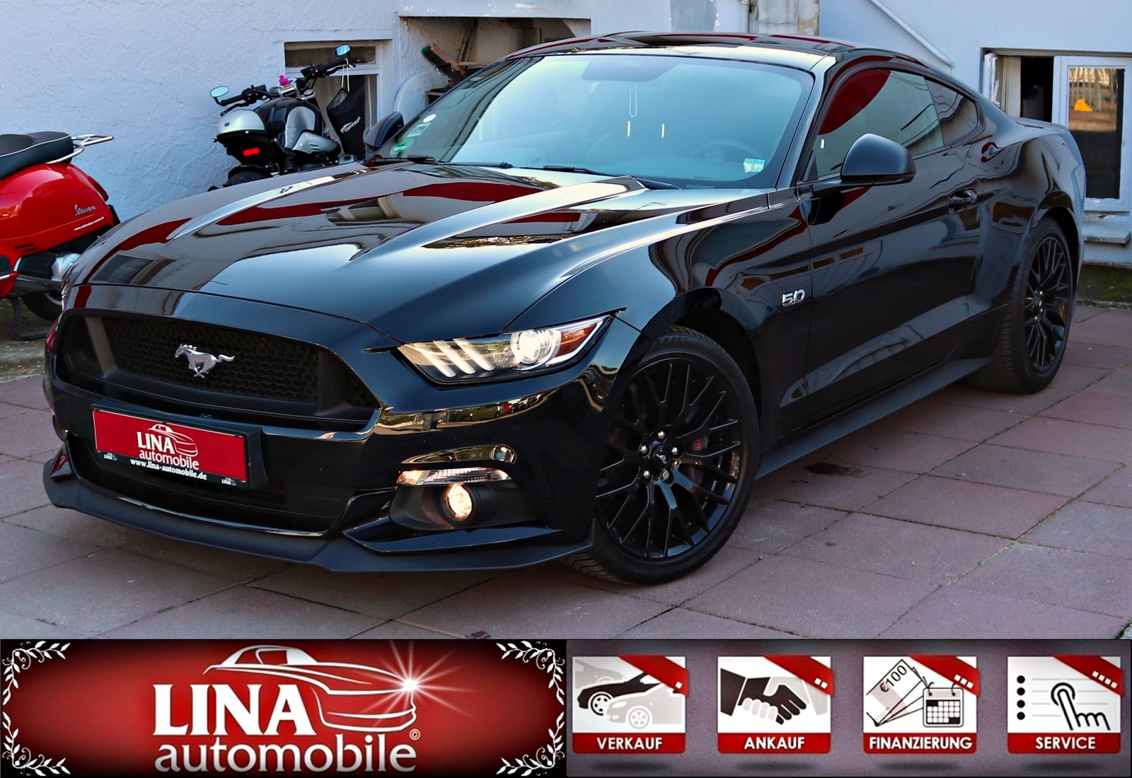Ford Mustang GT 5.0 V8 1.HAND DEUTSCHES FAHRZEUG