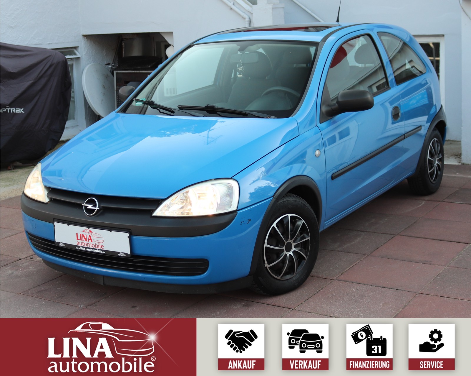 Opel Corsa C SCHIEBEDACH SERVO