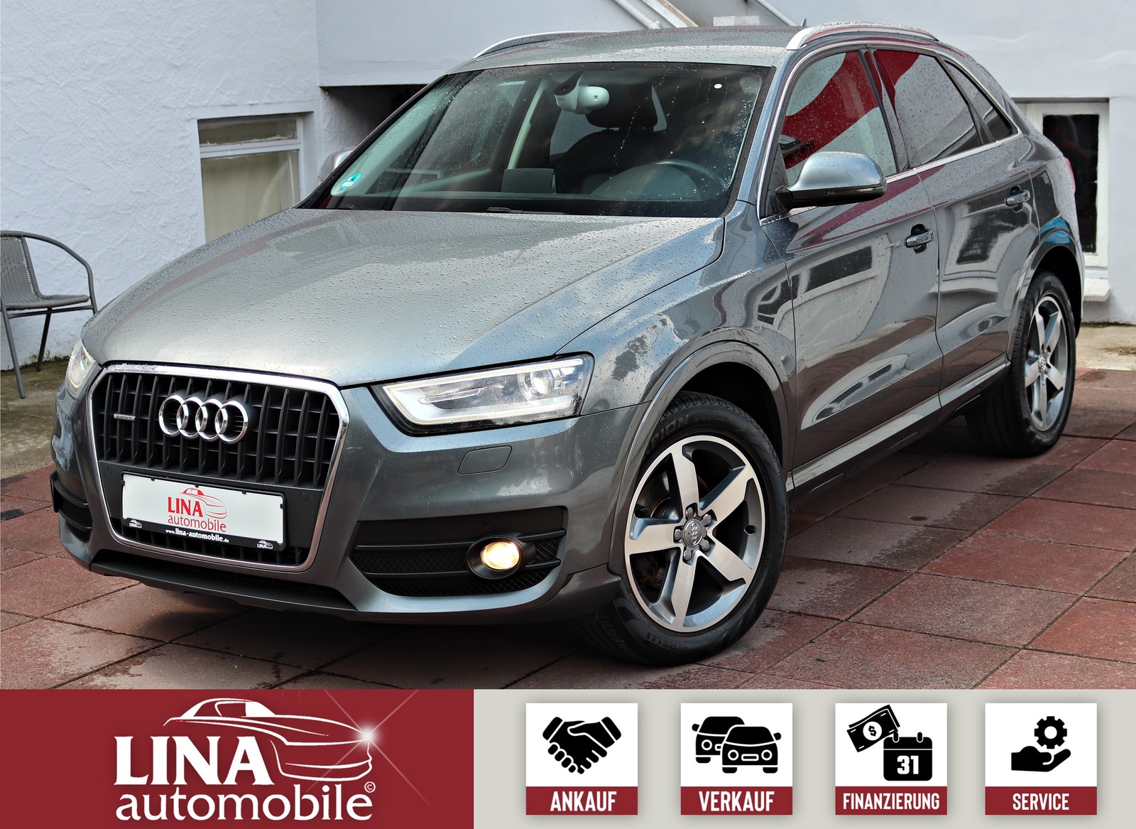 Audi Q3 2.0 TDI Quat. 1.Hd NaviDVD Leder BiXenon AHK