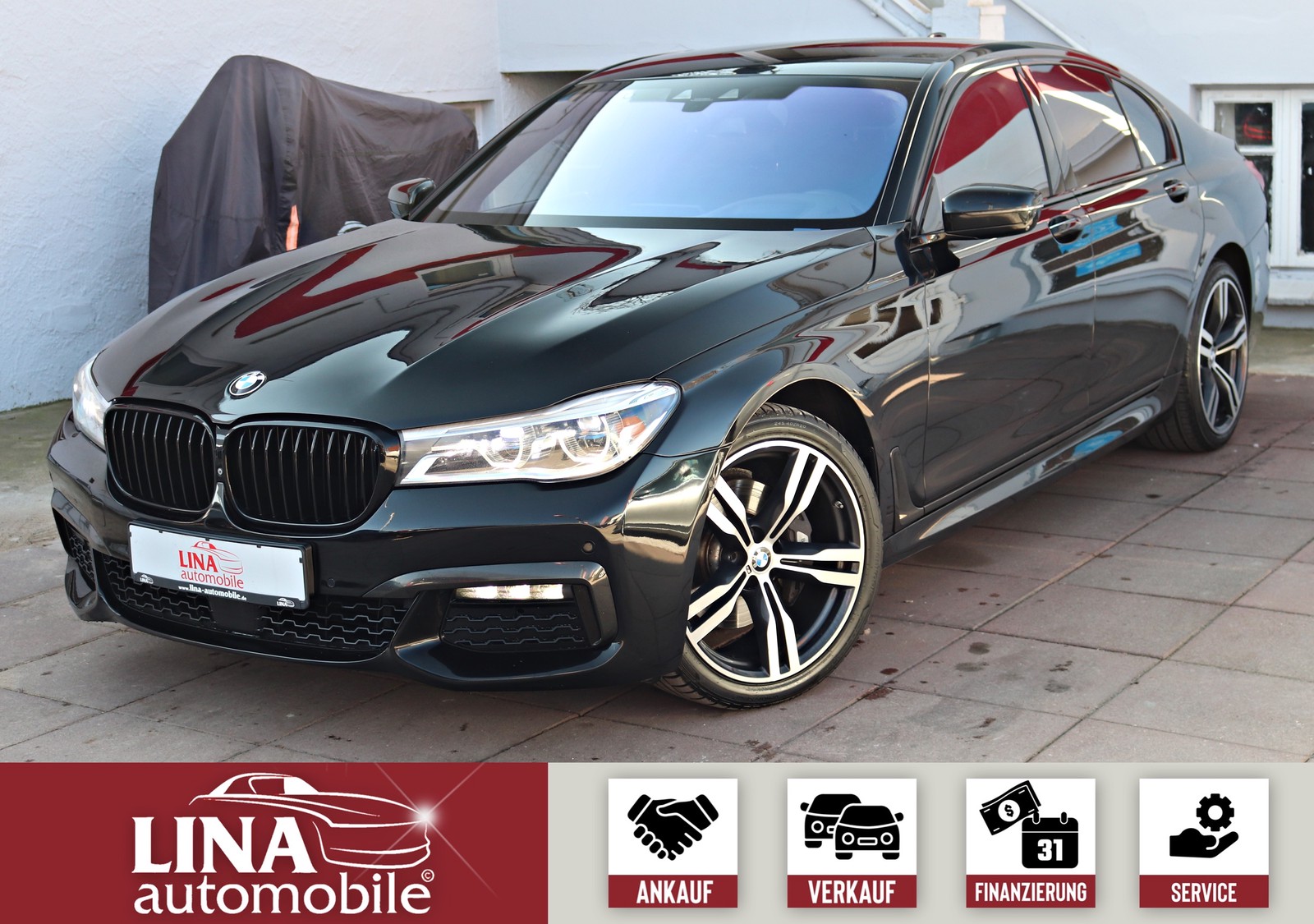 BMW 740 d xD M-Paket StandHz SOFT LUFT HUD ACC 360°K