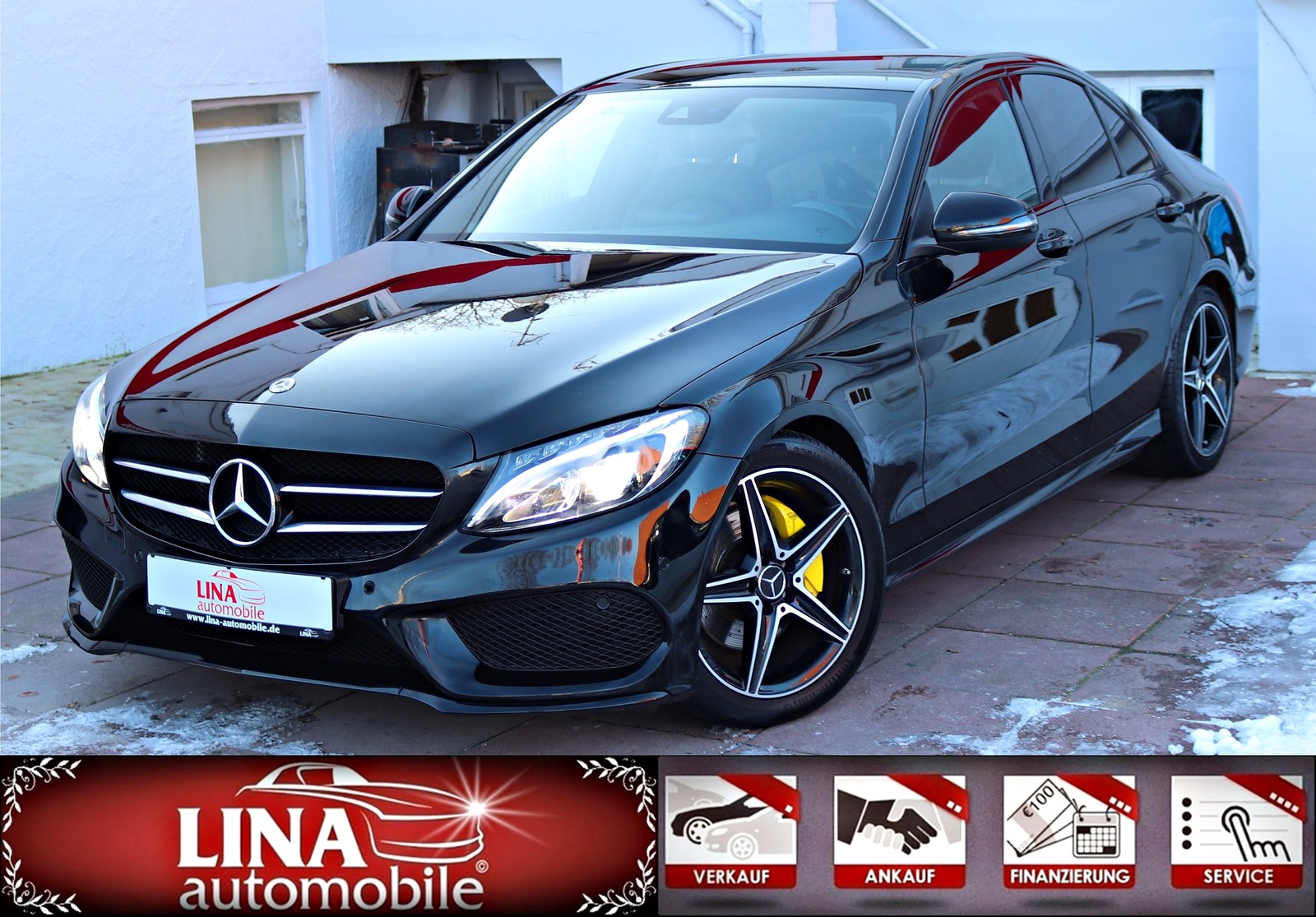 Mercedes-Benz C 180 AMG-Paket 2.Hd Kamera Navi LED Leder 18Zol