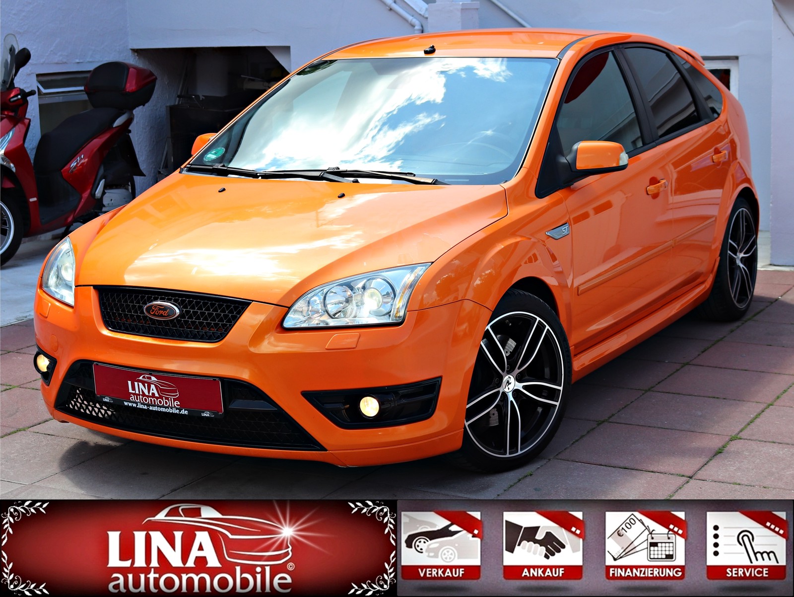 Ford Focus 2.5 ST RECARO Navi BiXen 18Zoll Sonderlack