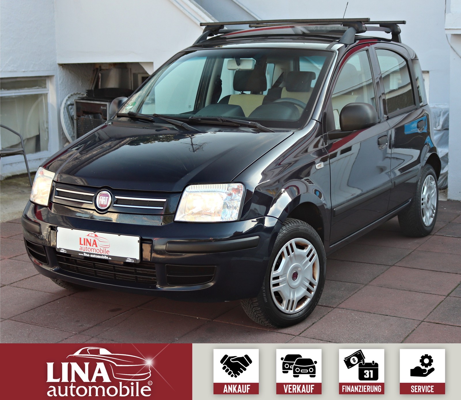 Fiat Panda 1.2 2.Hd PANORAMA KLIMA GASANLAGE Tüv02.27