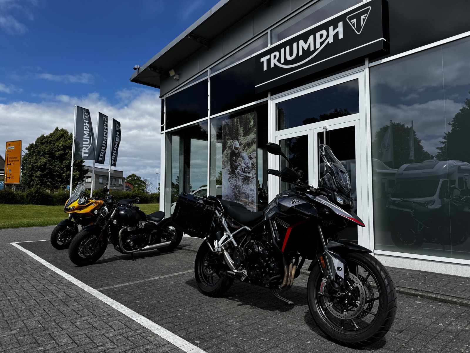 Triumph Tiger 900 GT PRO Kofferset+Heizung