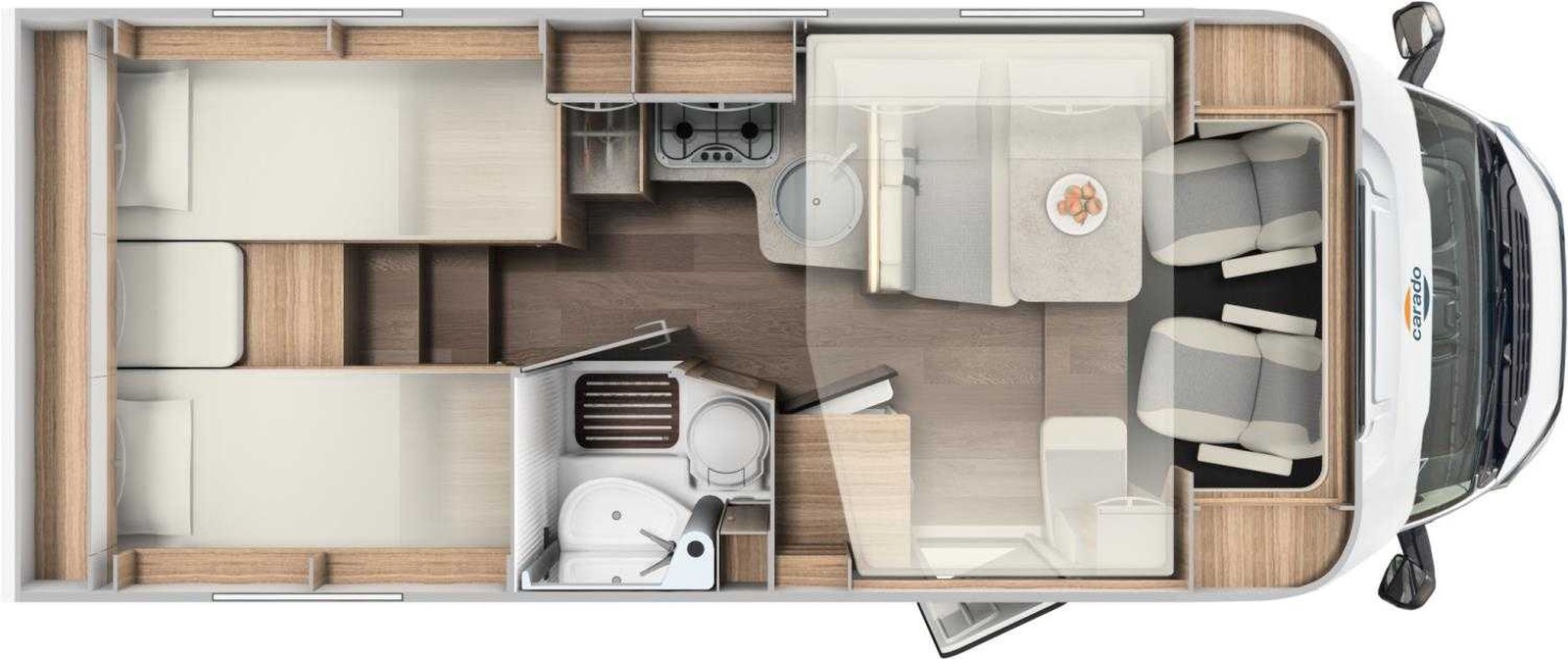 Carado Clever+ T 338 Edition / TOP-Ausstattung