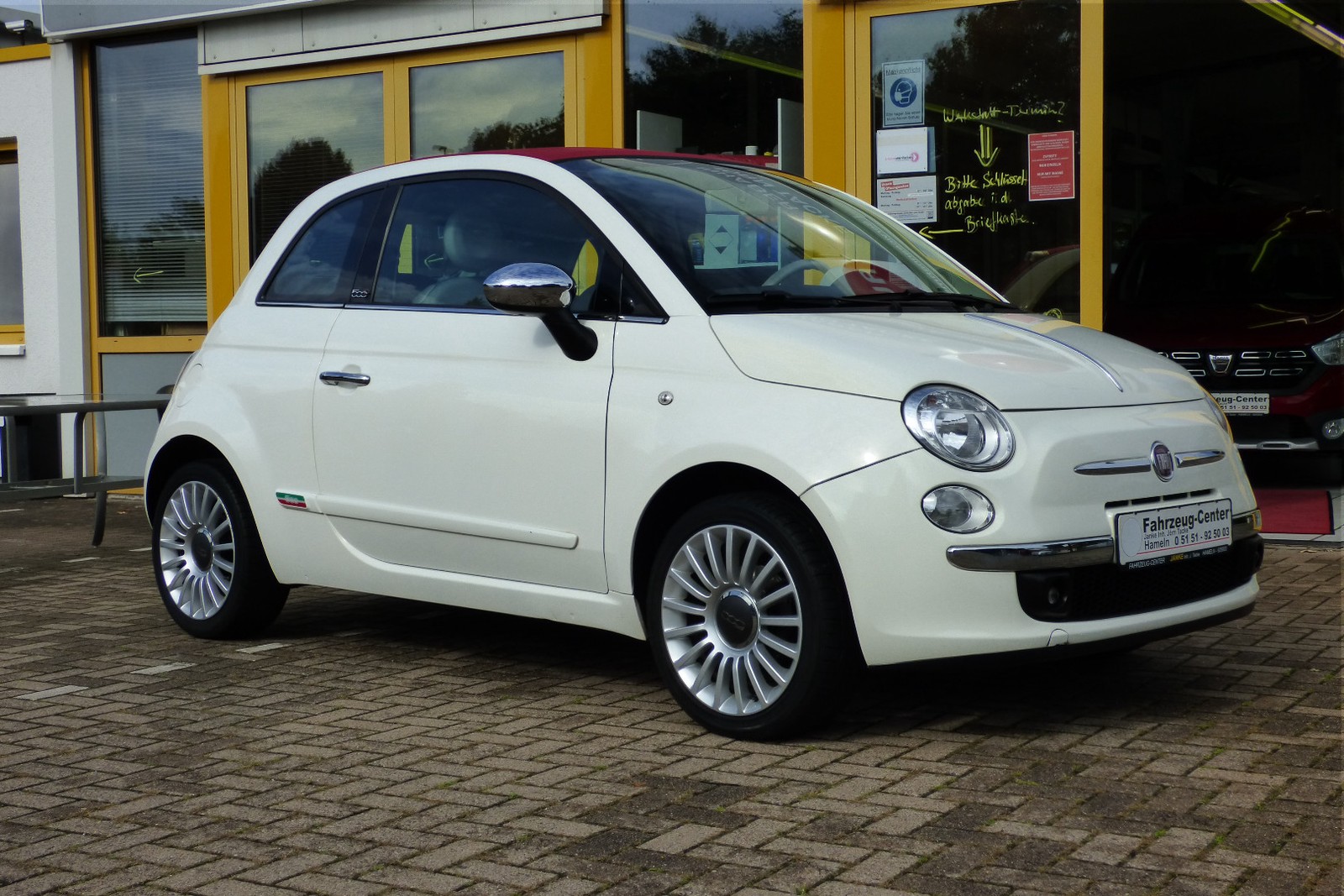 Fiat 500 C 1.2 Lounge 1. Hand, Teilleder, PDC