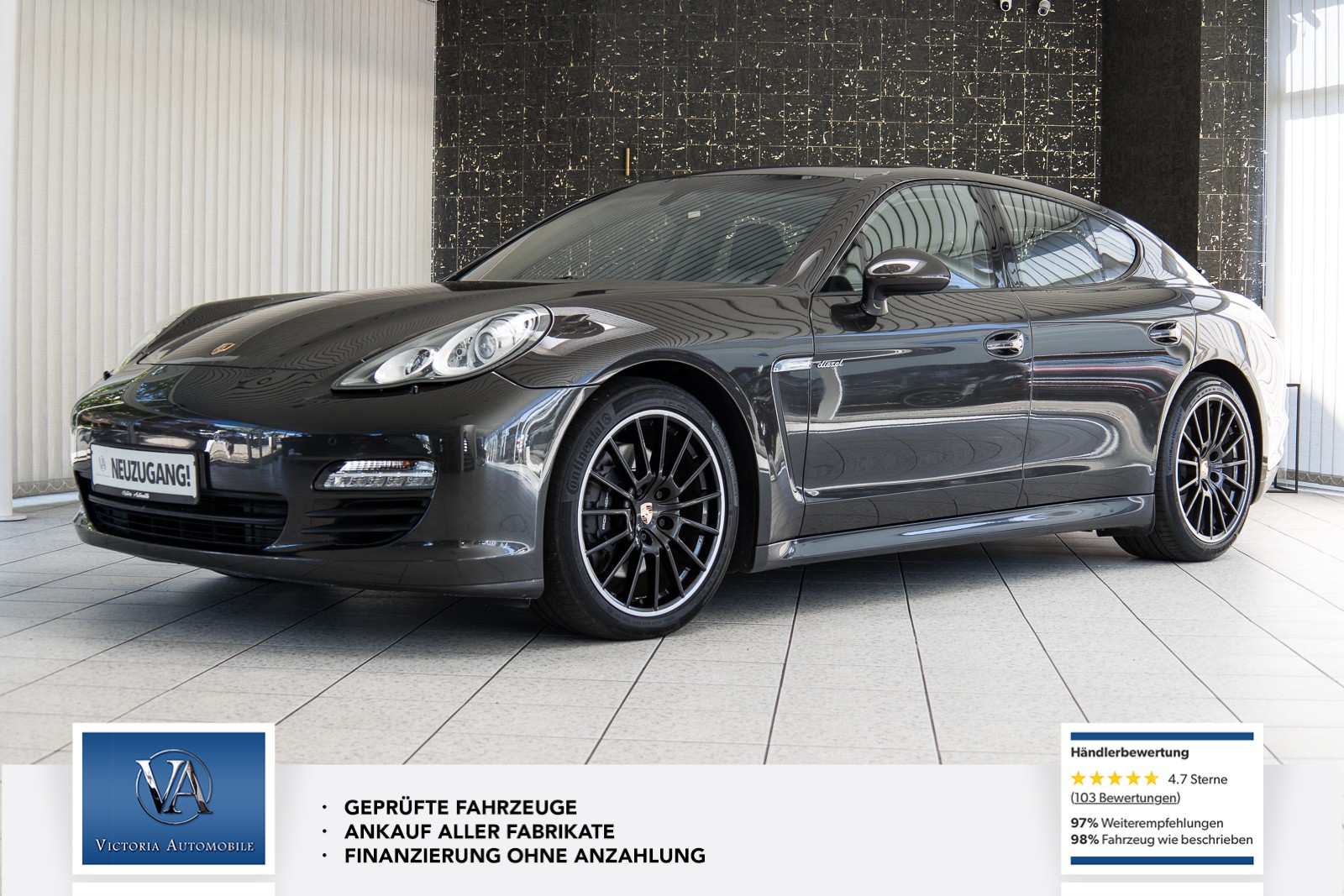 Porsche Panamera Diesel 1.Hand Sitzbelüft SpurAssist SD