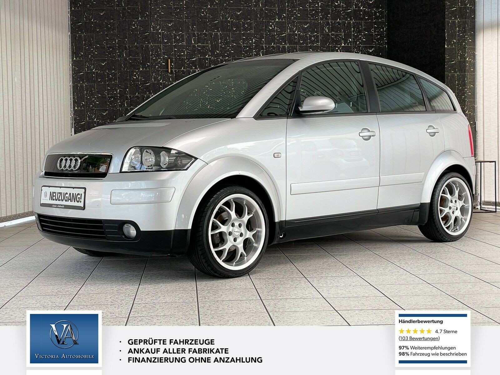 Audi A2 1.4 Scheckheft lückenlos Servo Klimaautomatik