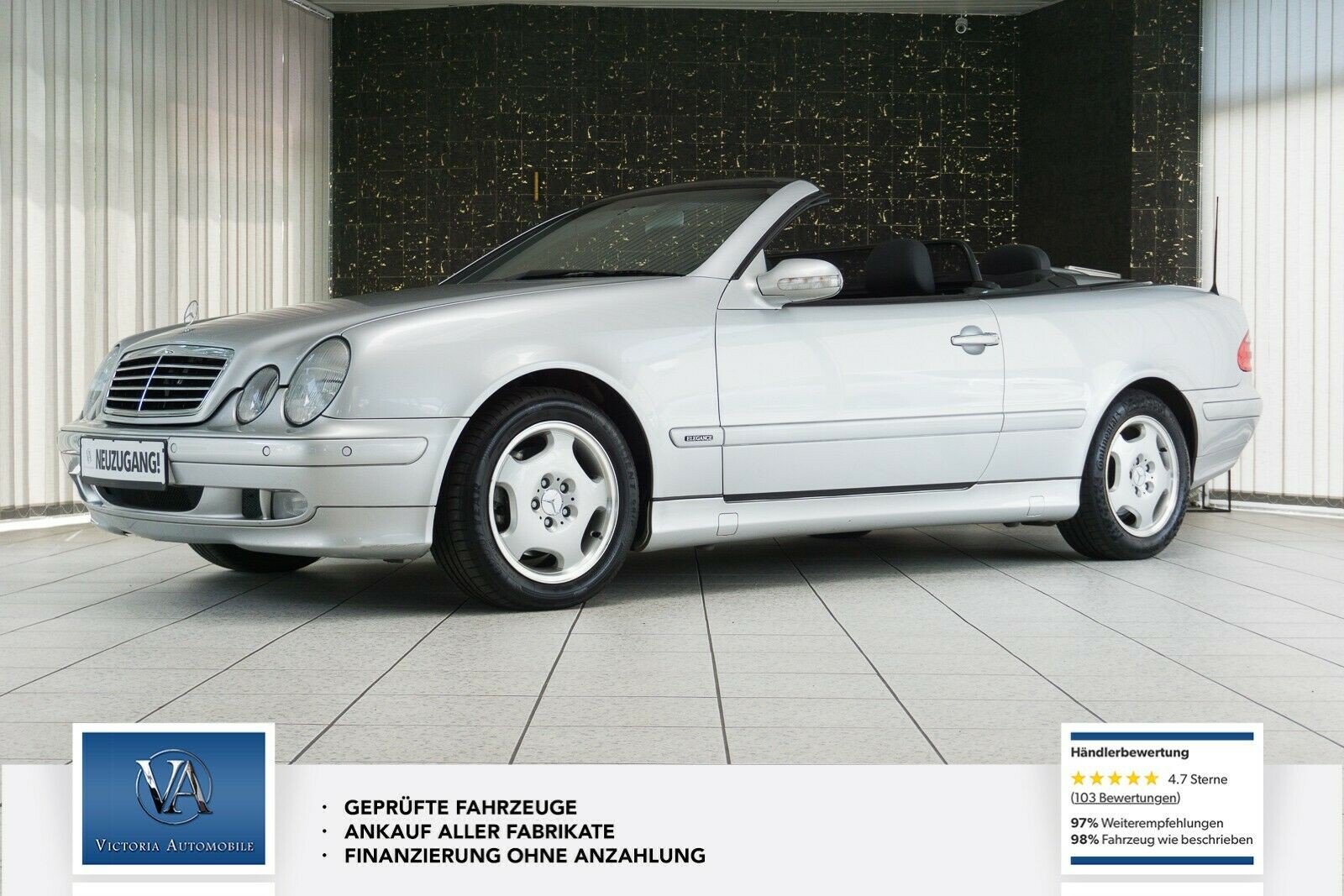 Mercedes-Benz CLK 200 Cabrio Elegance  Original 62tkm Vollausst