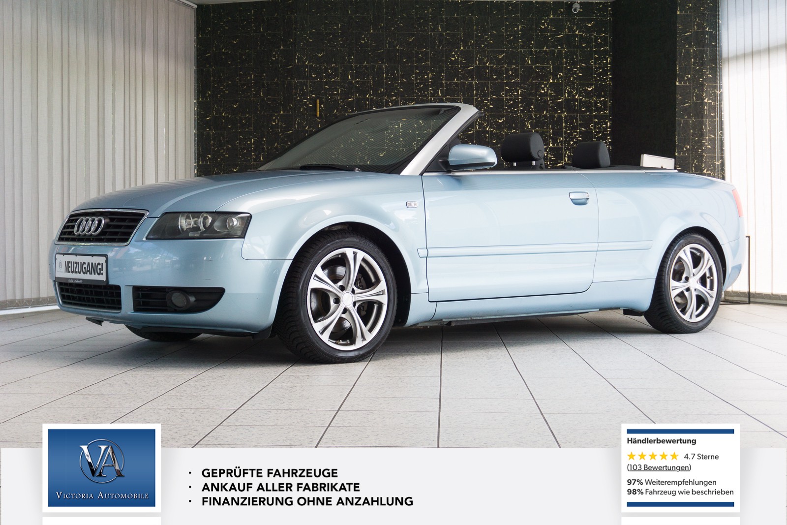 Audi A4 Cabriolet 1.8 T Leder Parkhilfe SHZ Scheckheft