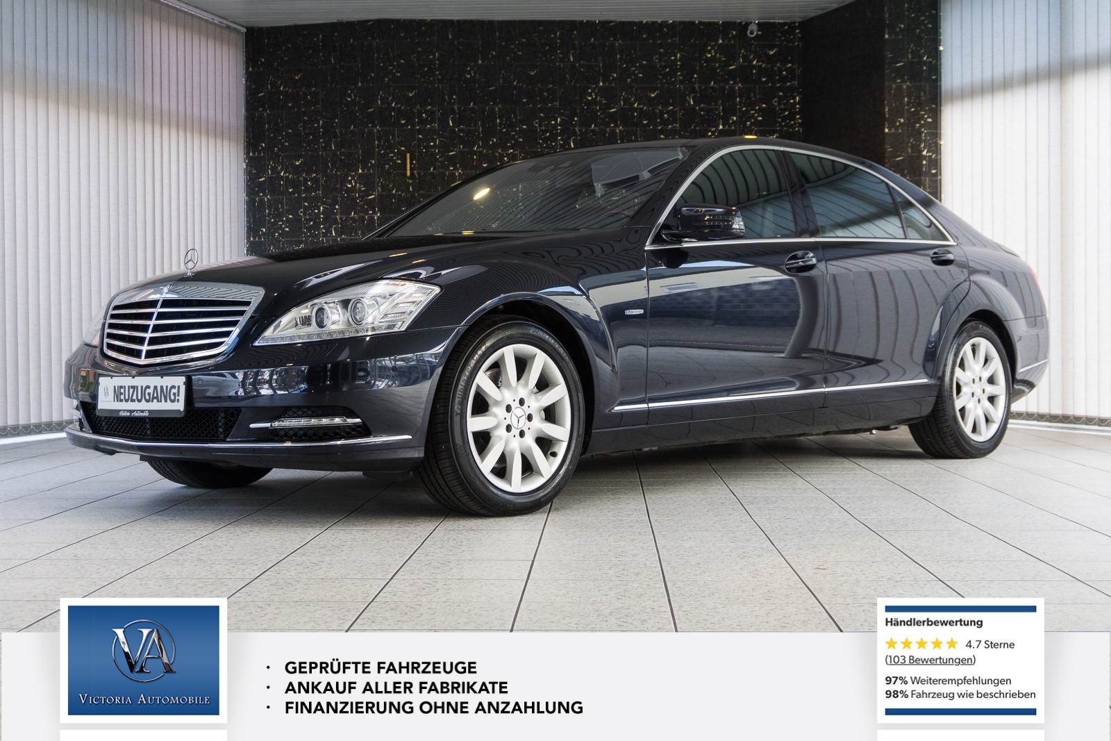 Mercedes-Benz S 400 L TV-Entertain Panorama Sitzbelüft Massage Voll