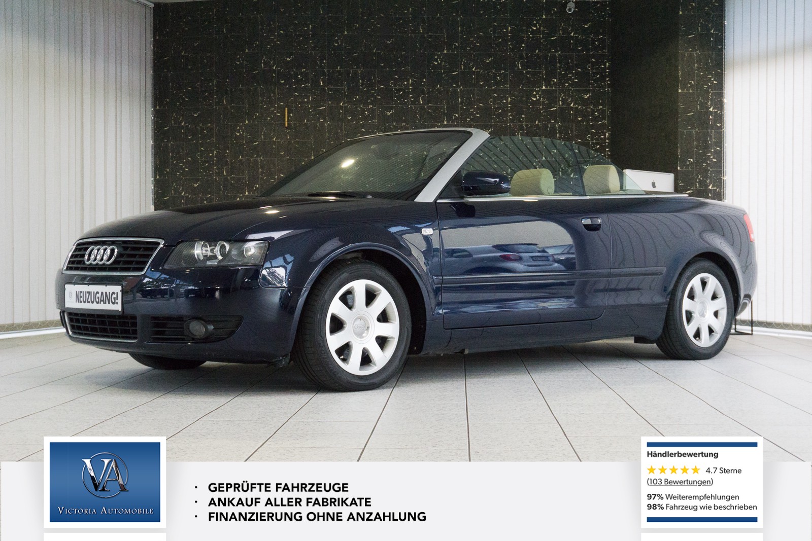 Audi A4 Cabriolet 1.8 T LPG-Gas Leder SHZ APS