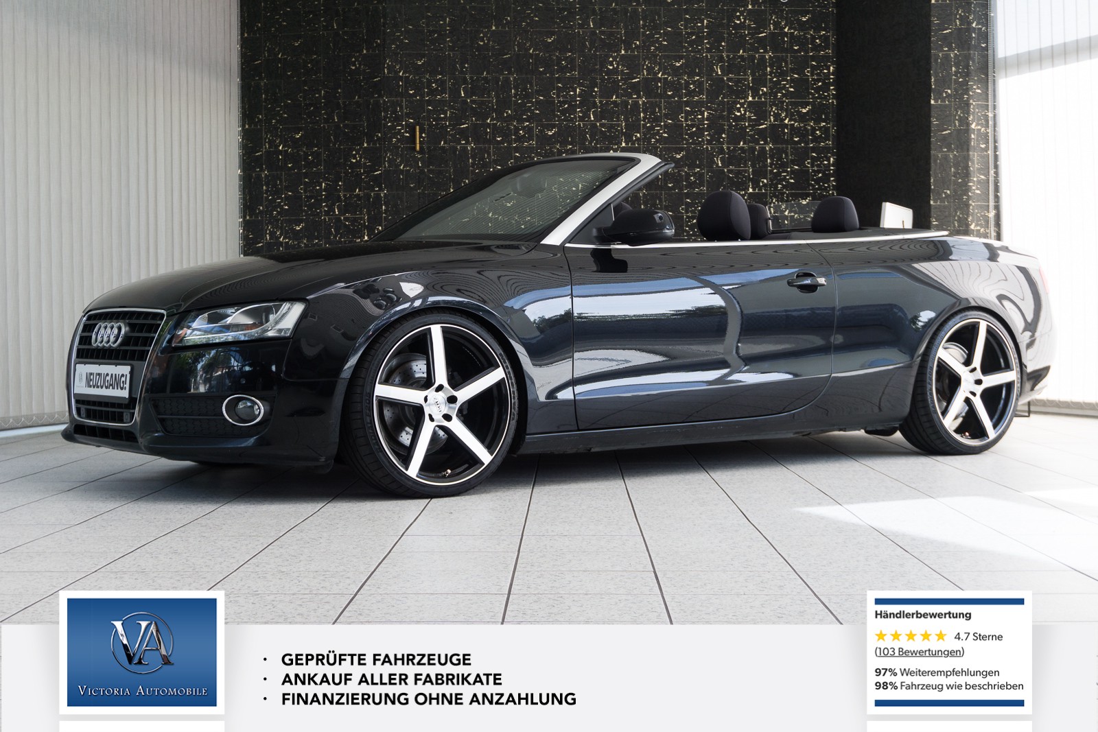 Audi A5 Cabriolet 1.8 TFSI Aut BiXen Navi APS+ 20Zoll