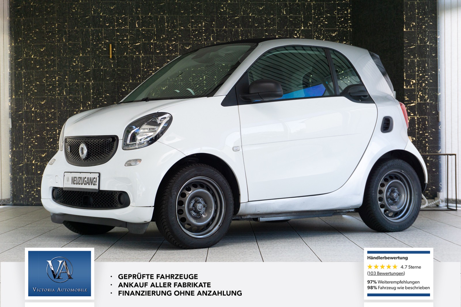 Smart fortwo coupe electric drive EQ Navi Leder Klima