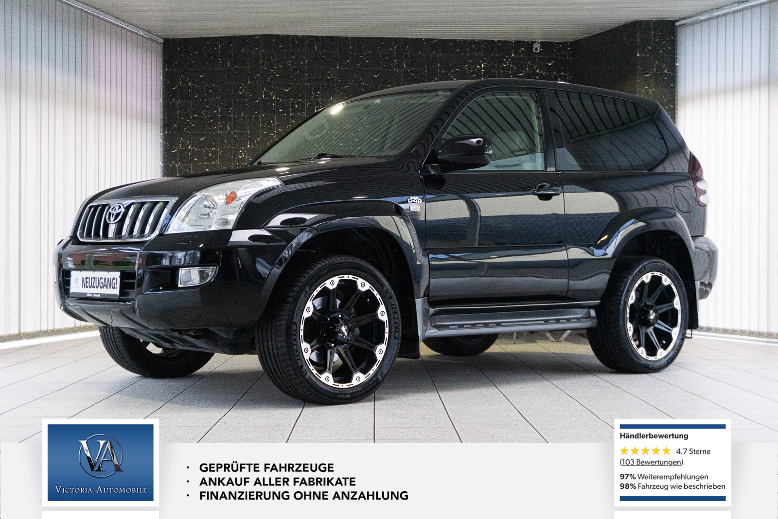 Toyota Land Cruiser 3.0 D-4D Aut Leder Navi PDC AHK 4x4