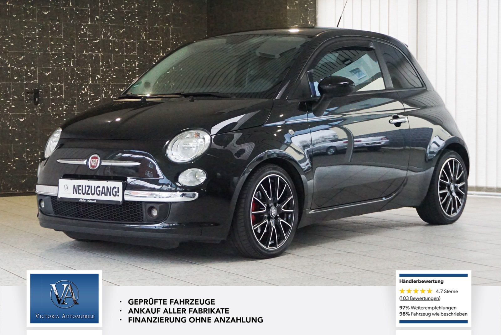 Fiat 500 Sport Klima -Paket Scheckheft