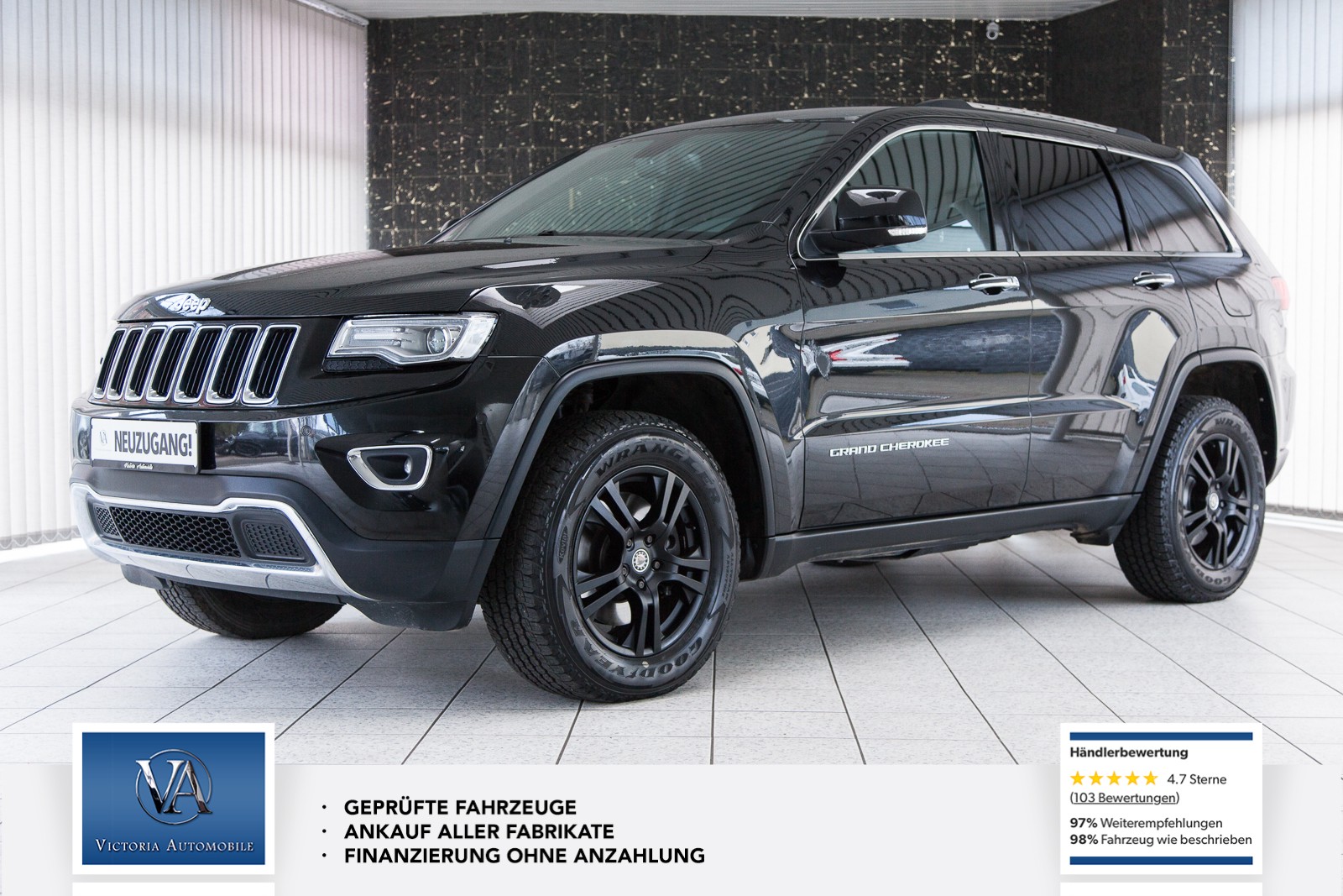 Jeep Grand Cherokee 3.0 CRD Limited BiXen Kamera EUR6