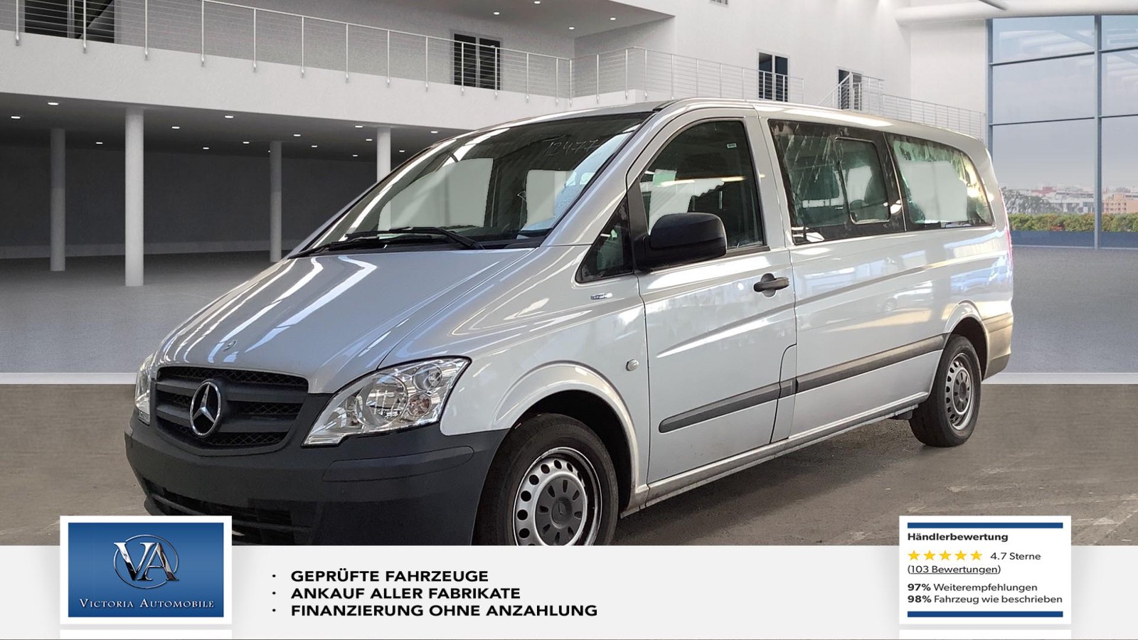 Mercedes-Benz Vito Kombi 116 CDI Extralang Klima PTS AHK