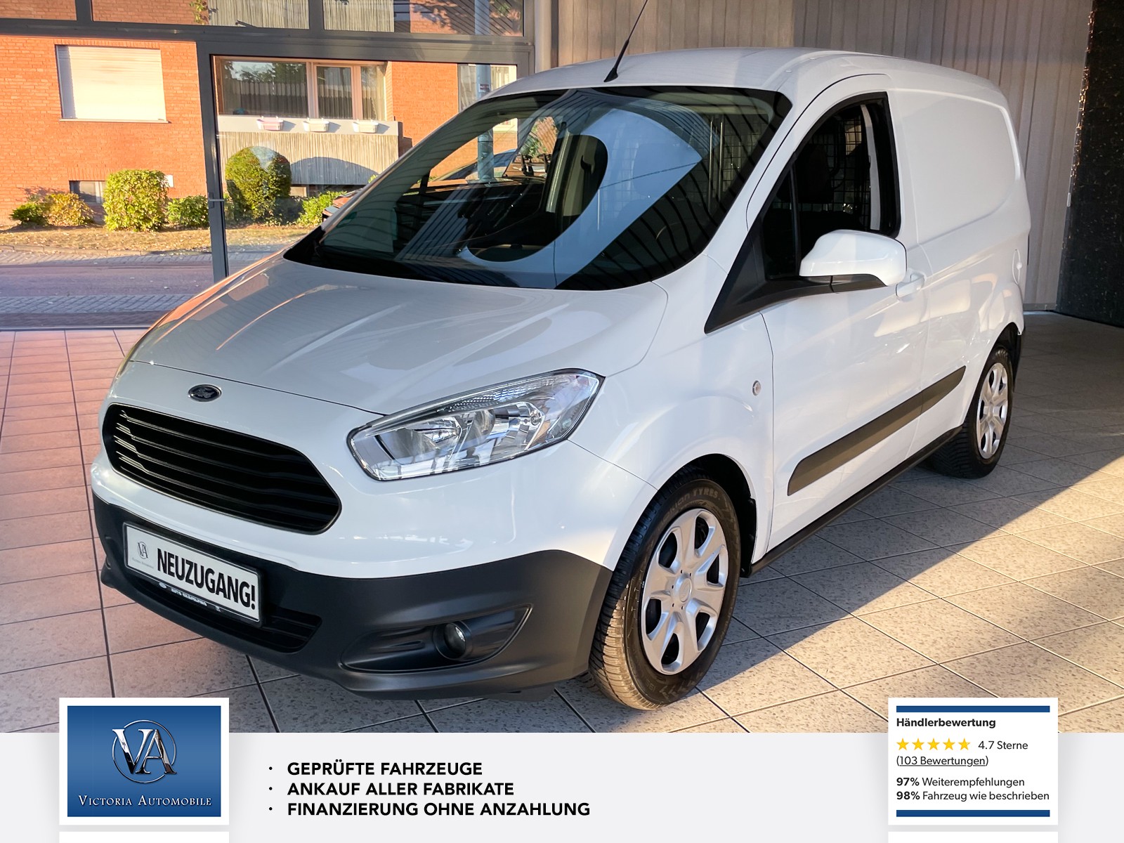Ford Transit 1.0 EcoBoost Courier Trend Klima Scheckheft