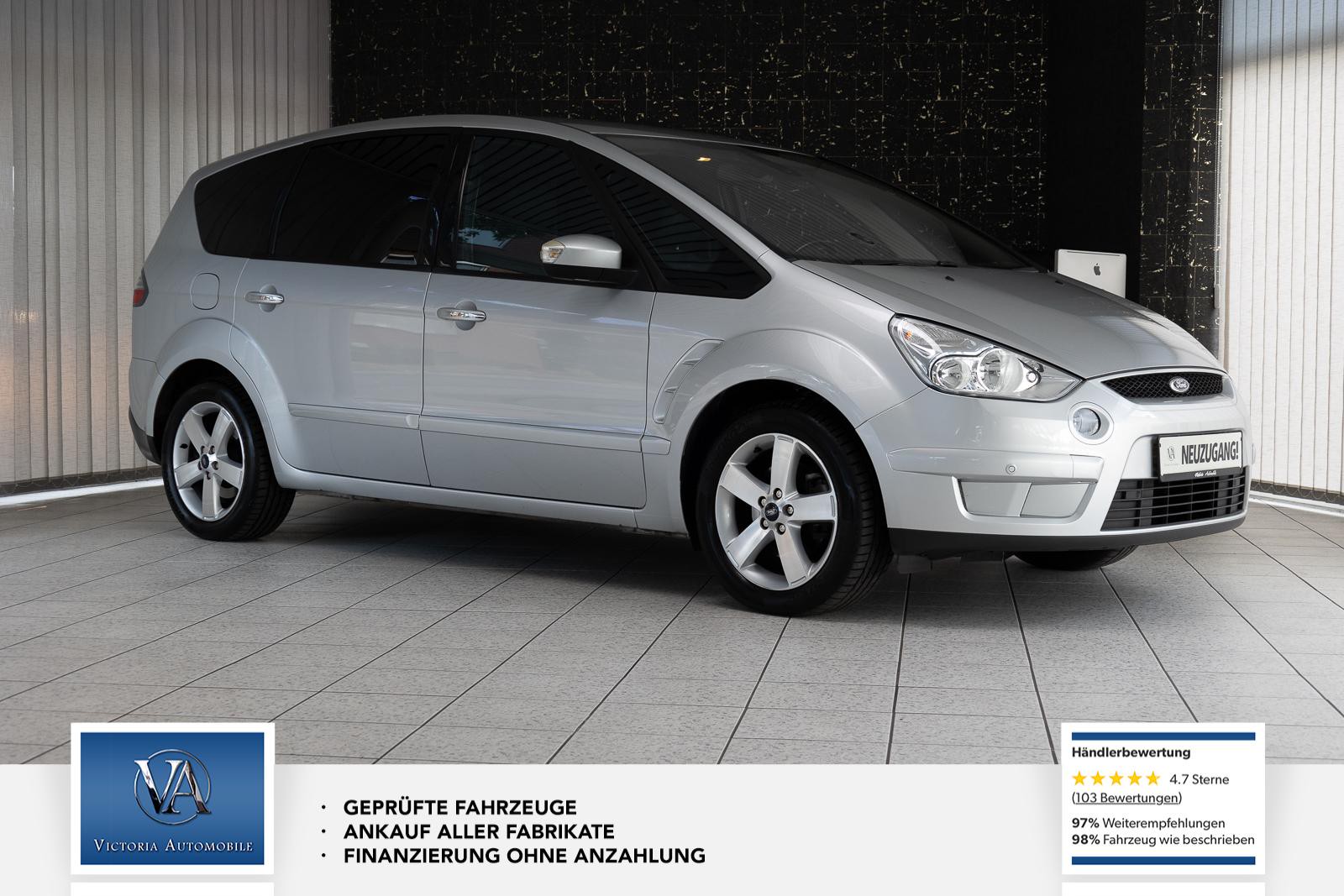 Ford S-Max 2.0 Titanium Einparkhilfe Scheckhft 1.Hand