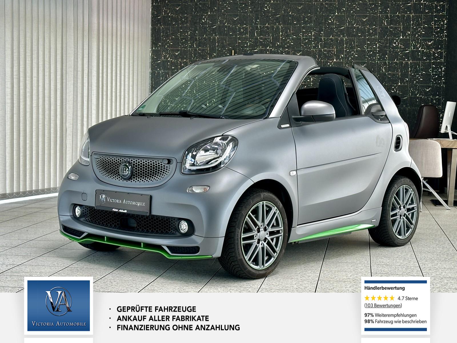 Smart fortwo cabrio Smart BRABUS tailor made. electric drive / EQ Grau Matt. Leder