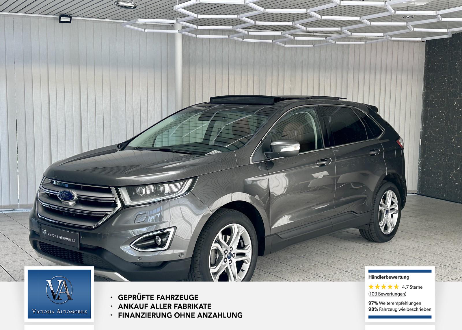Ford Edge Titanium 4x4 Vollausgestattet, Panorama-Schiebedach, LED, Schpurhalteassistent, Business-Paket