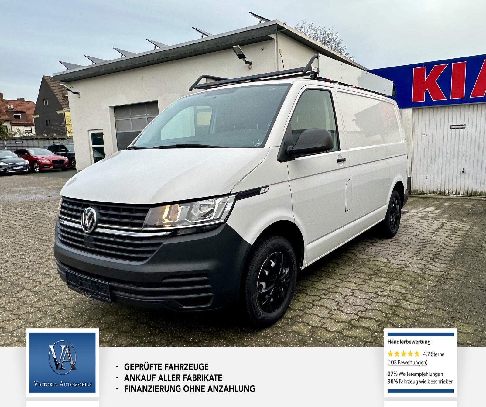Volkswagen T6.1 Transporter Kasten 1 Hand, Dachträger, Radio, MP3, Klima, FWD