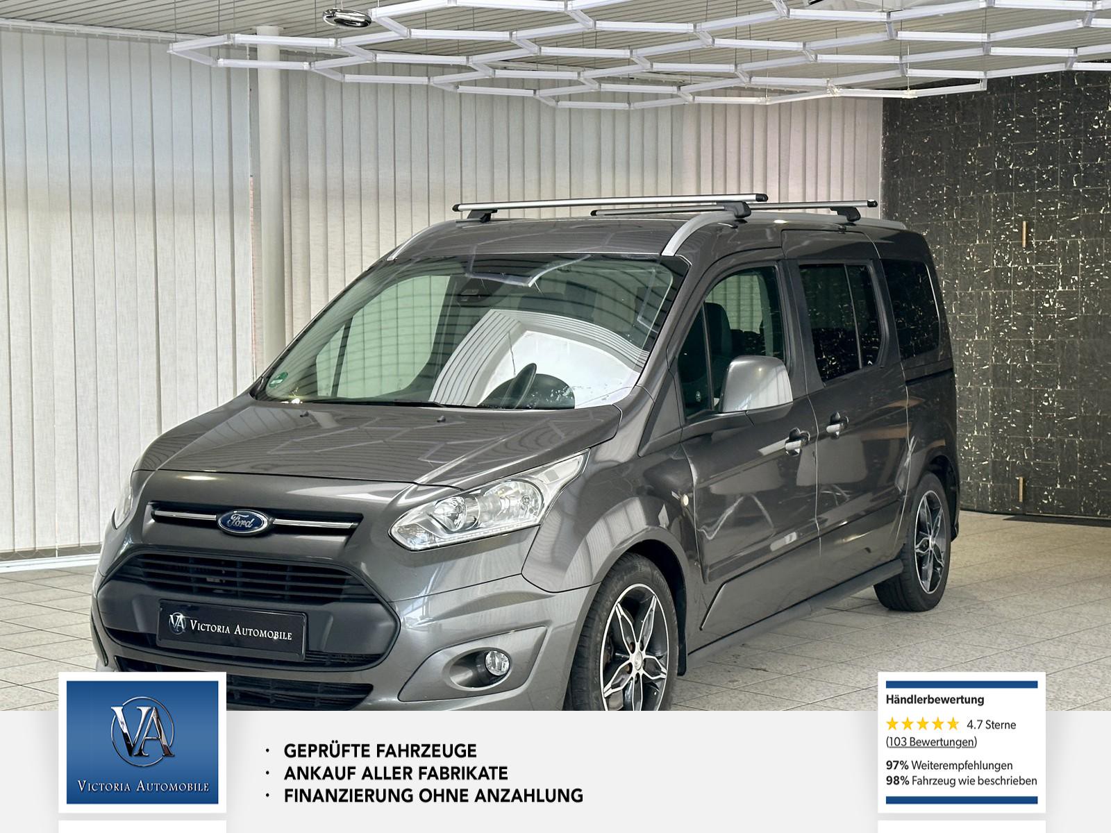 Ford Grand Tourneo Connect 7 Sitze, Panorama-Glasdach mit Solar-Reflect Titanium Navigation Digitales Serviceheft