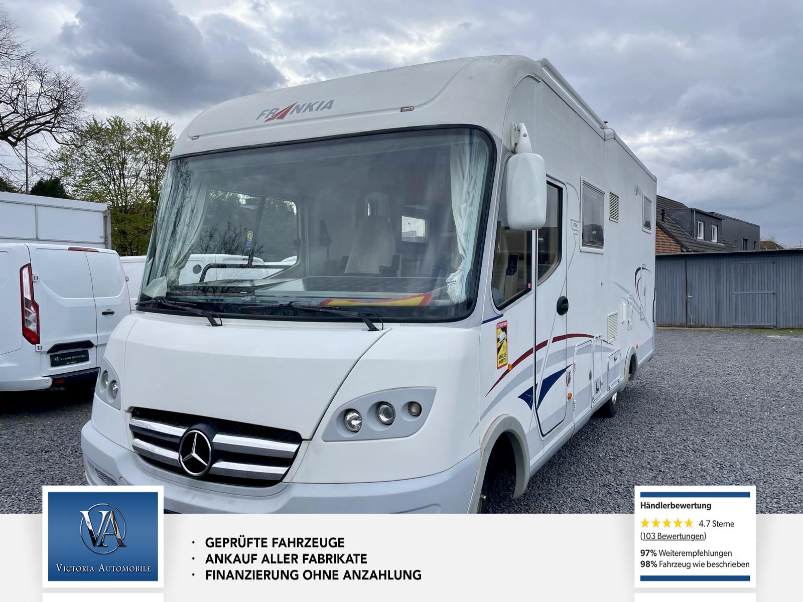 Mercedes-Benz Wohnmobil I 7400 BD Frankia Sprinter e BD. Comfort Classe. 1 Hand MB 411/415/509/511/515 CDI