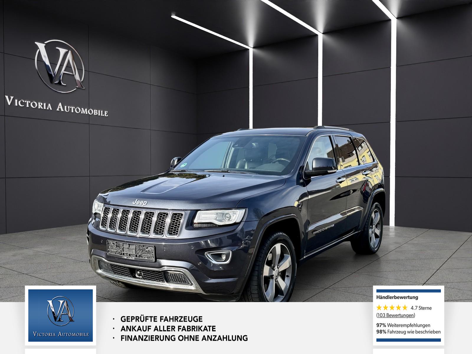 Jeep Grand Cherokee 3.0 CRD Overland Mega Ausstattung.Panorama. 2 Hand. AHK.Lenk heiz. Sitzh F+H.
