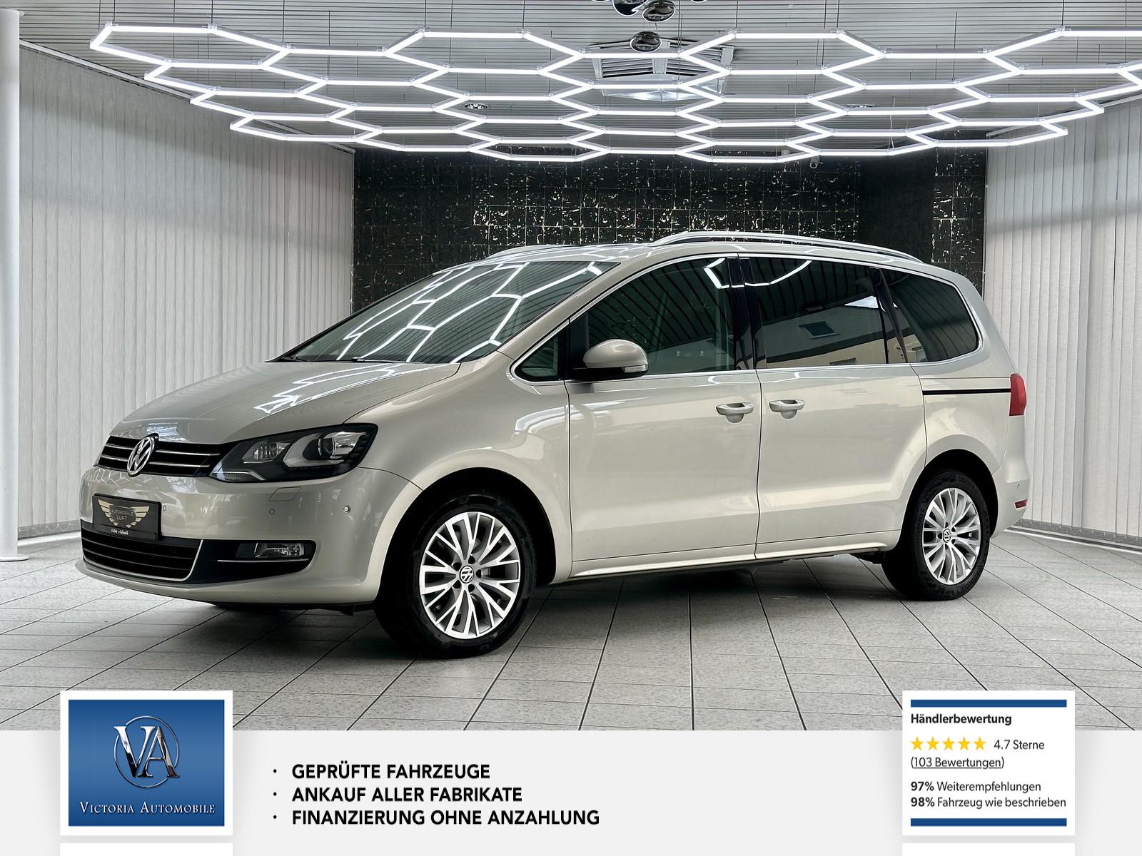 Volkswagen Sharan Highline BMT 2 Hand Scheckheft Panorama Xenon Navi Leder Color
