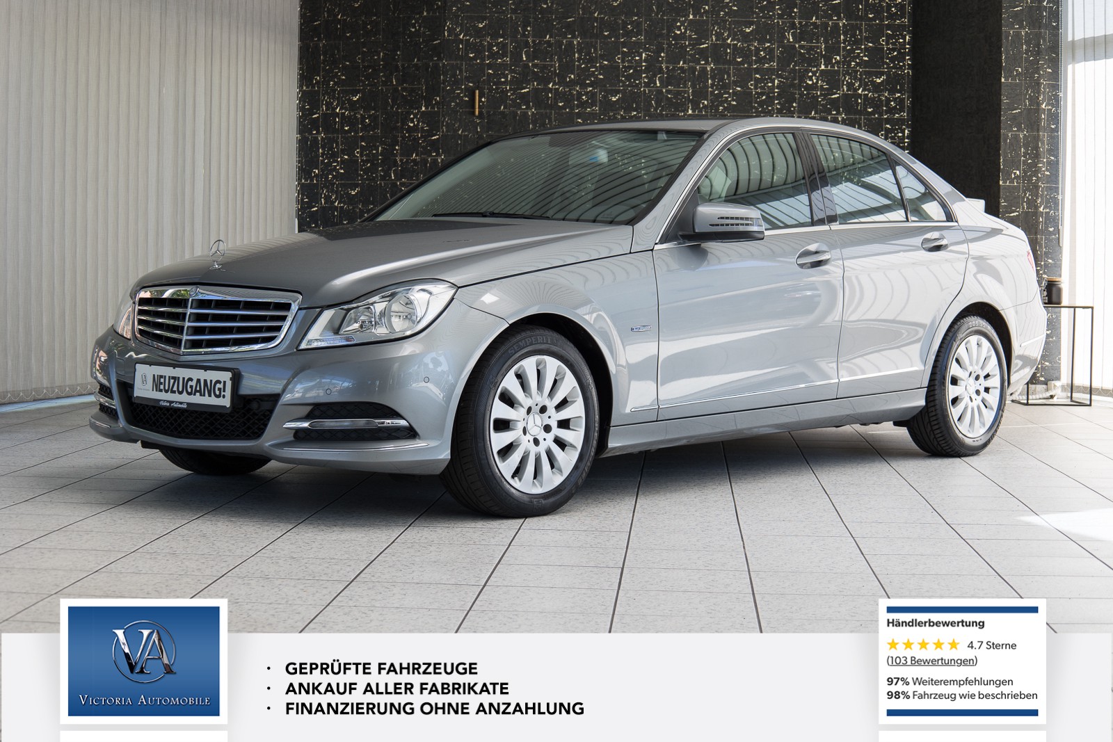 Mercedes-Benz C 180 CGI BlueEff Elegance Aut PTS SHZ Navi