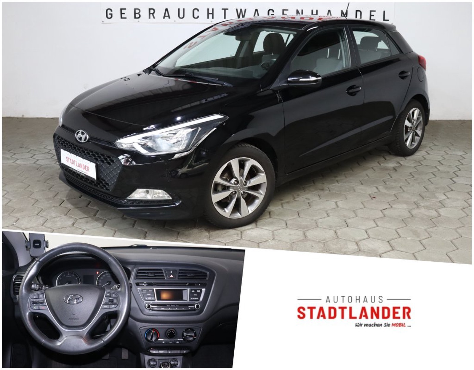 Hyundai i20 YES! 1.2 SHZ LR-HZG BT GRA