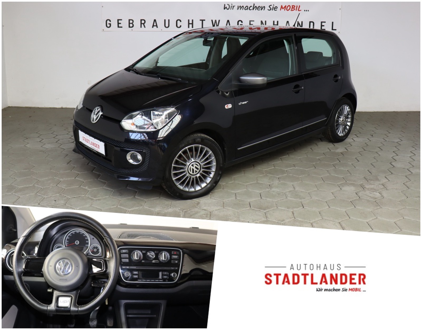 Volkswagen up! cheer up! 1.0 BMT Klima / Alu / 1. Hand
