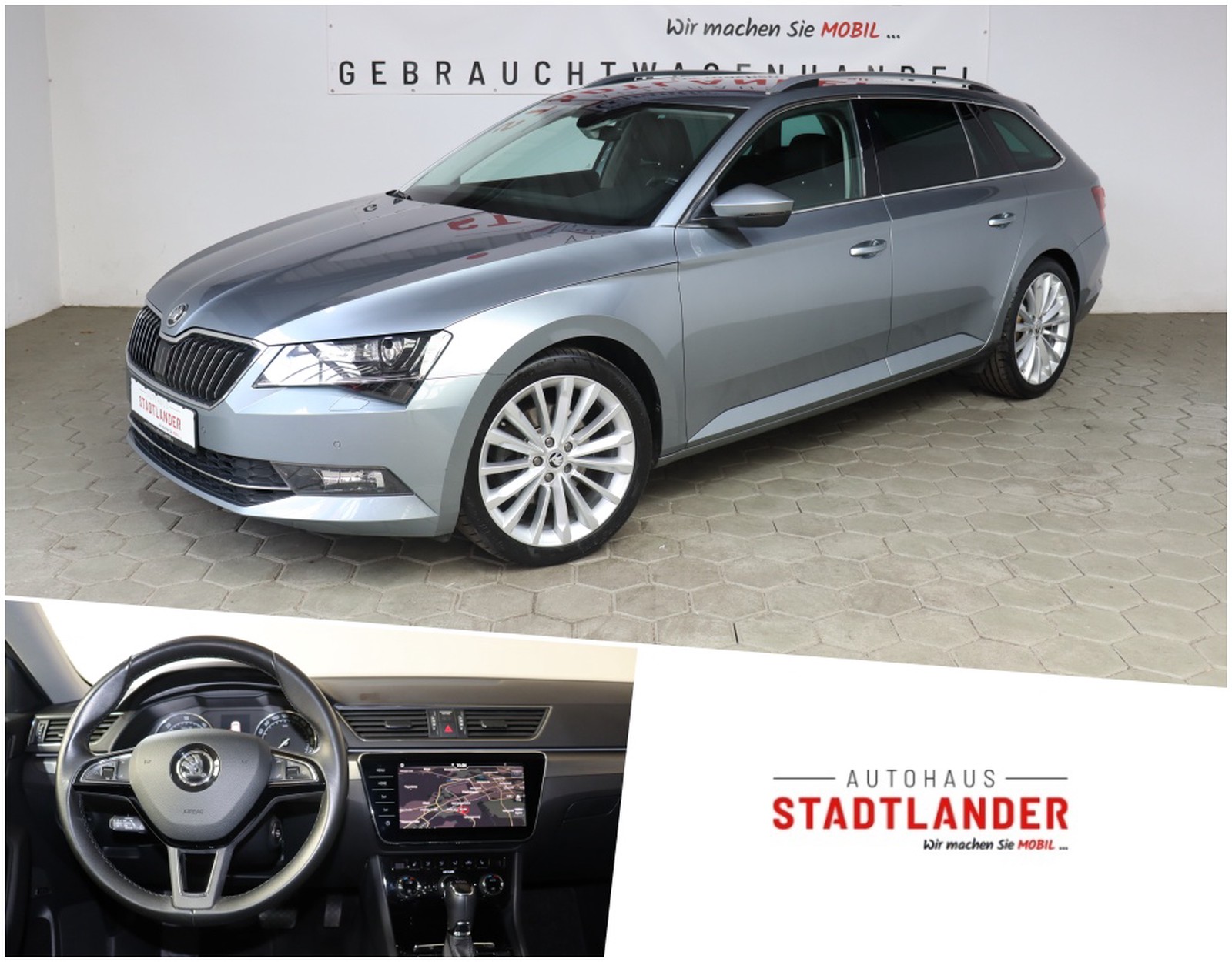 Skoda Superb Combi Style Xenon / Navi / AHK schwenkbar / Alcantara