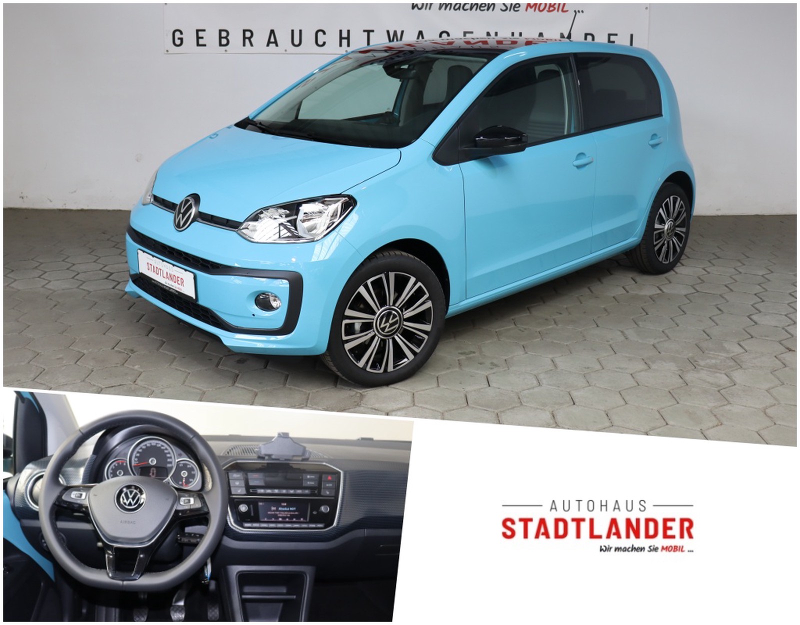 Volkswagen up! Black Style Aktionspreis bis zum 29.02! Klimaauto. / Sitzheizung / DAB