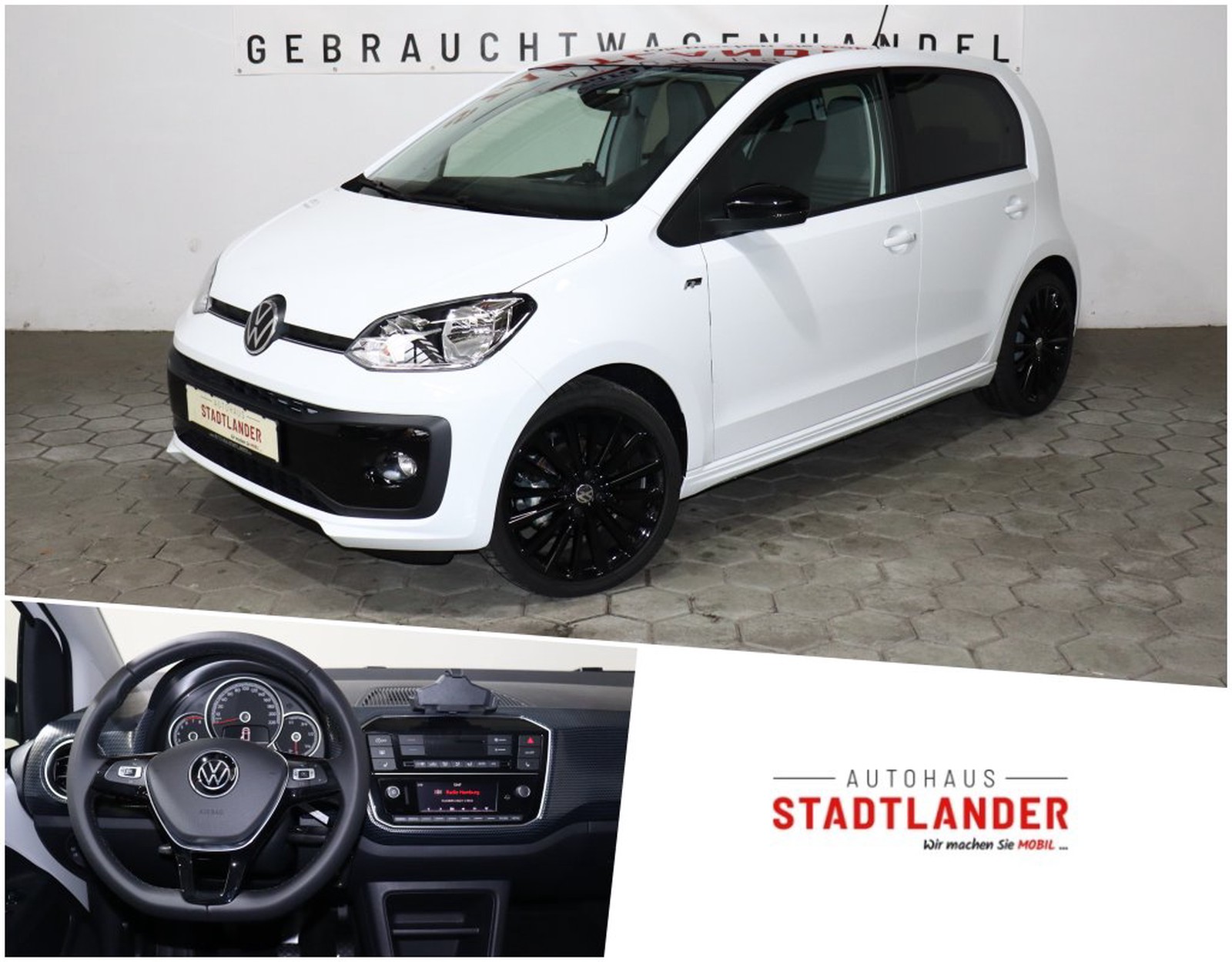 Volkswagen up! R-Line Aktionspreis bis zum 20.03! SHZ KAMERA TEMPOMAT