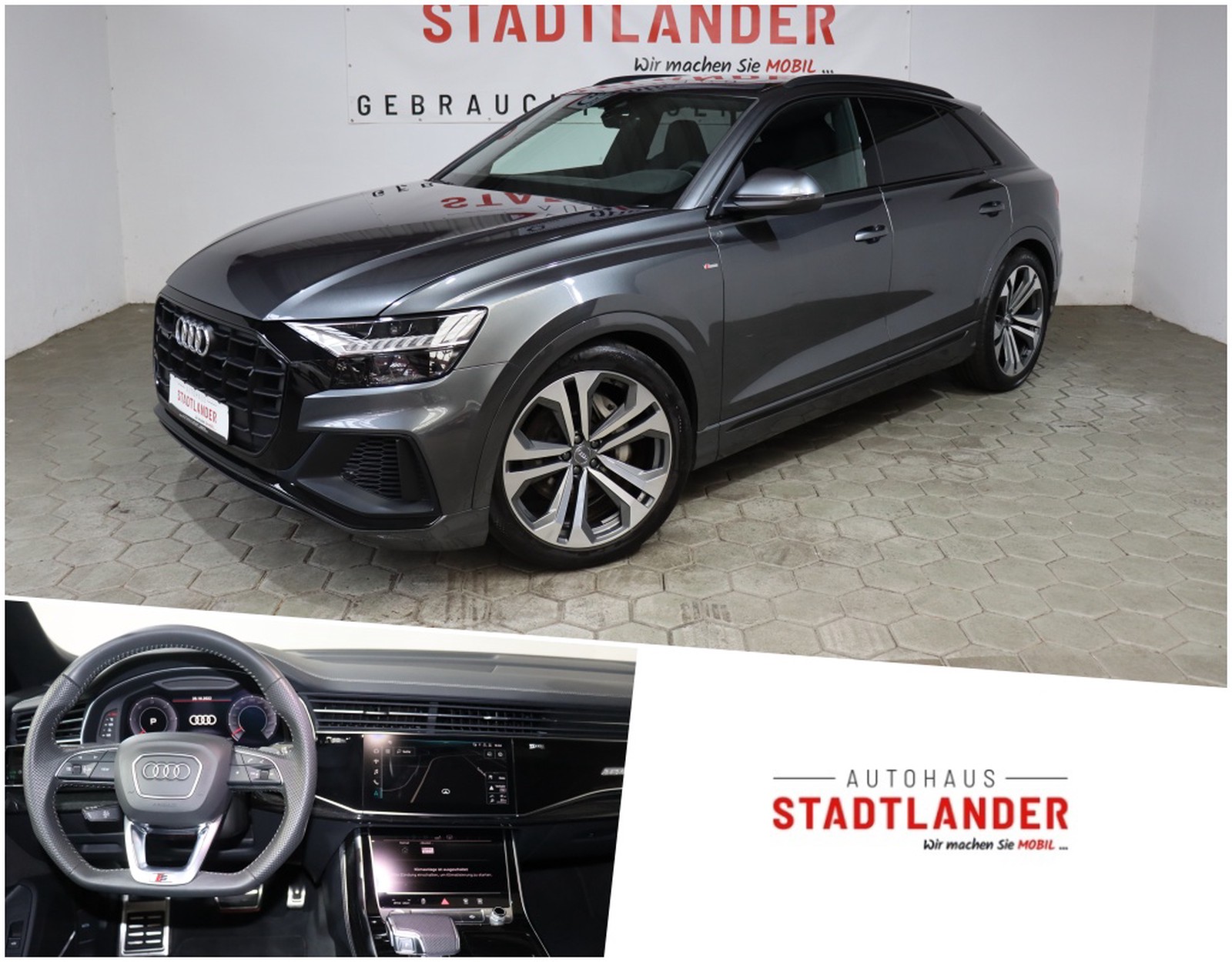 Audi Q8 50 TDI quattro S-Line / Pano / B&O / / AHK
