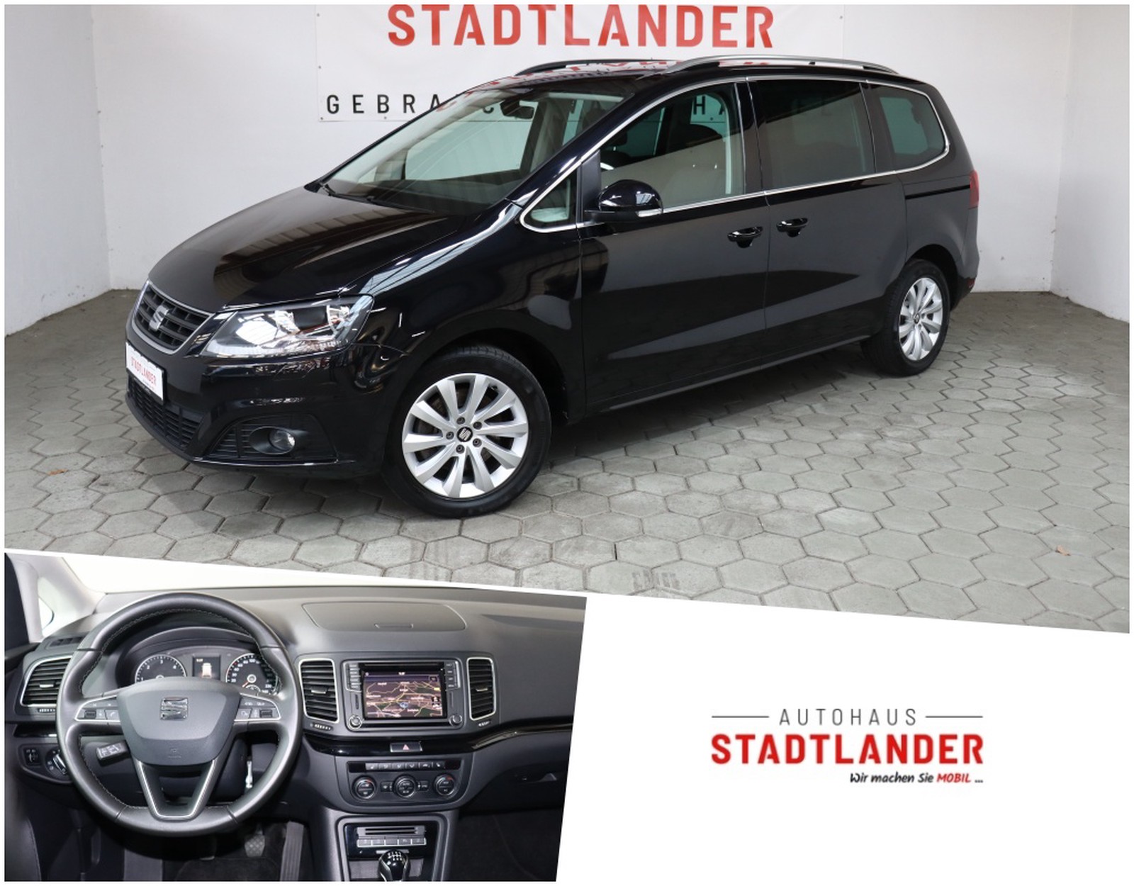 Seat Alhambra Style 2.0 TDI 7-Sitze / Navi / AHK / Pano