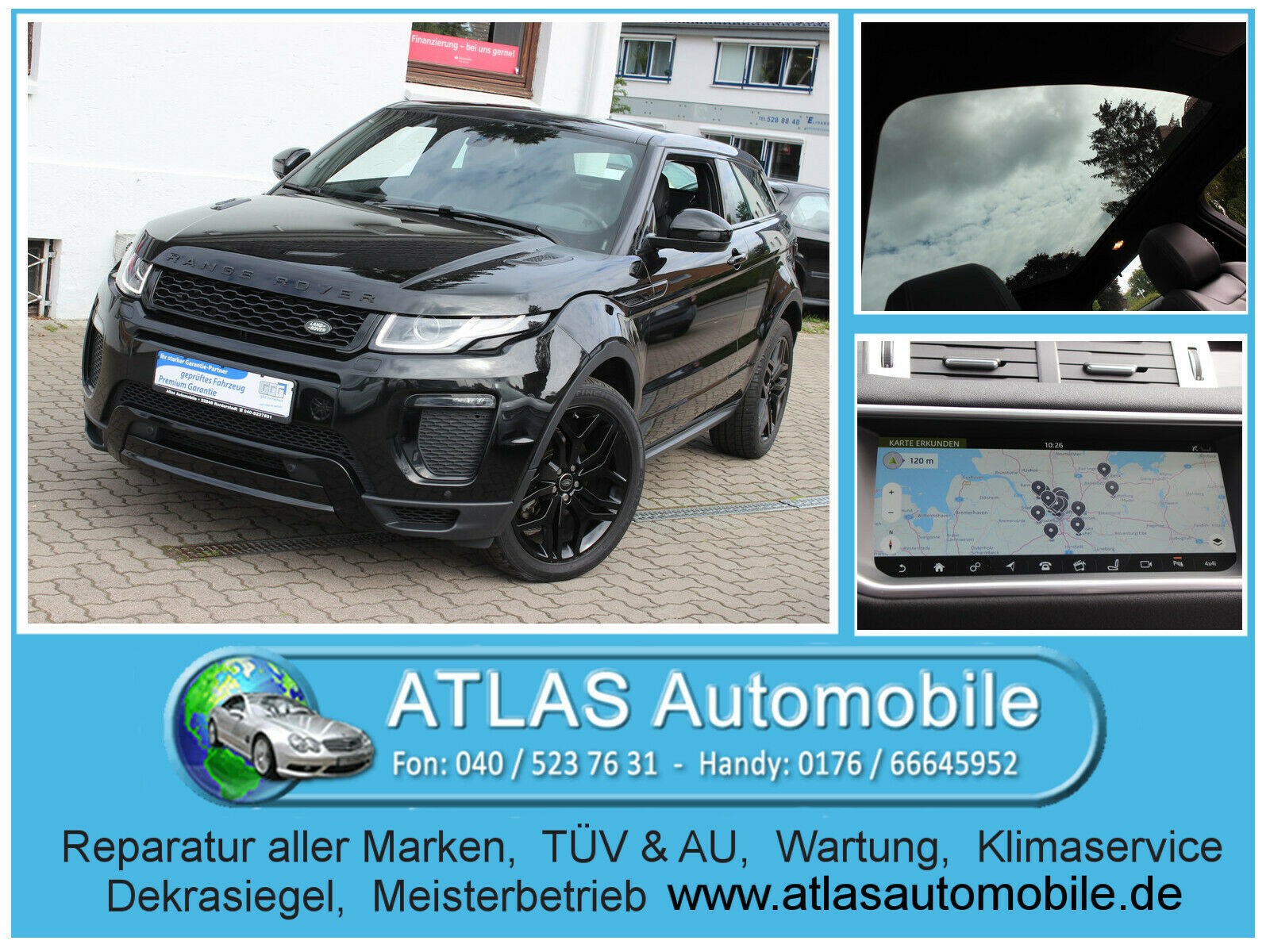Land Rover Range Rover Evoque Coupe HSE Dynamic Leder+Navi+